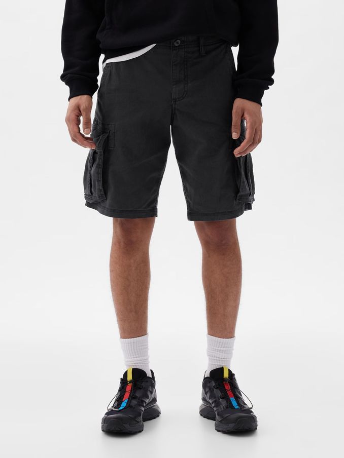 Black 11" Cargo Shorts (F36075) | £40