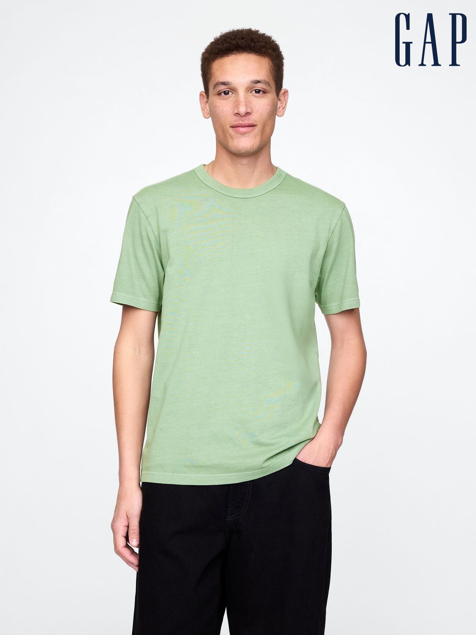 Green Original Short Sleeve Crew Neck T-Shirt (F36080) | £18