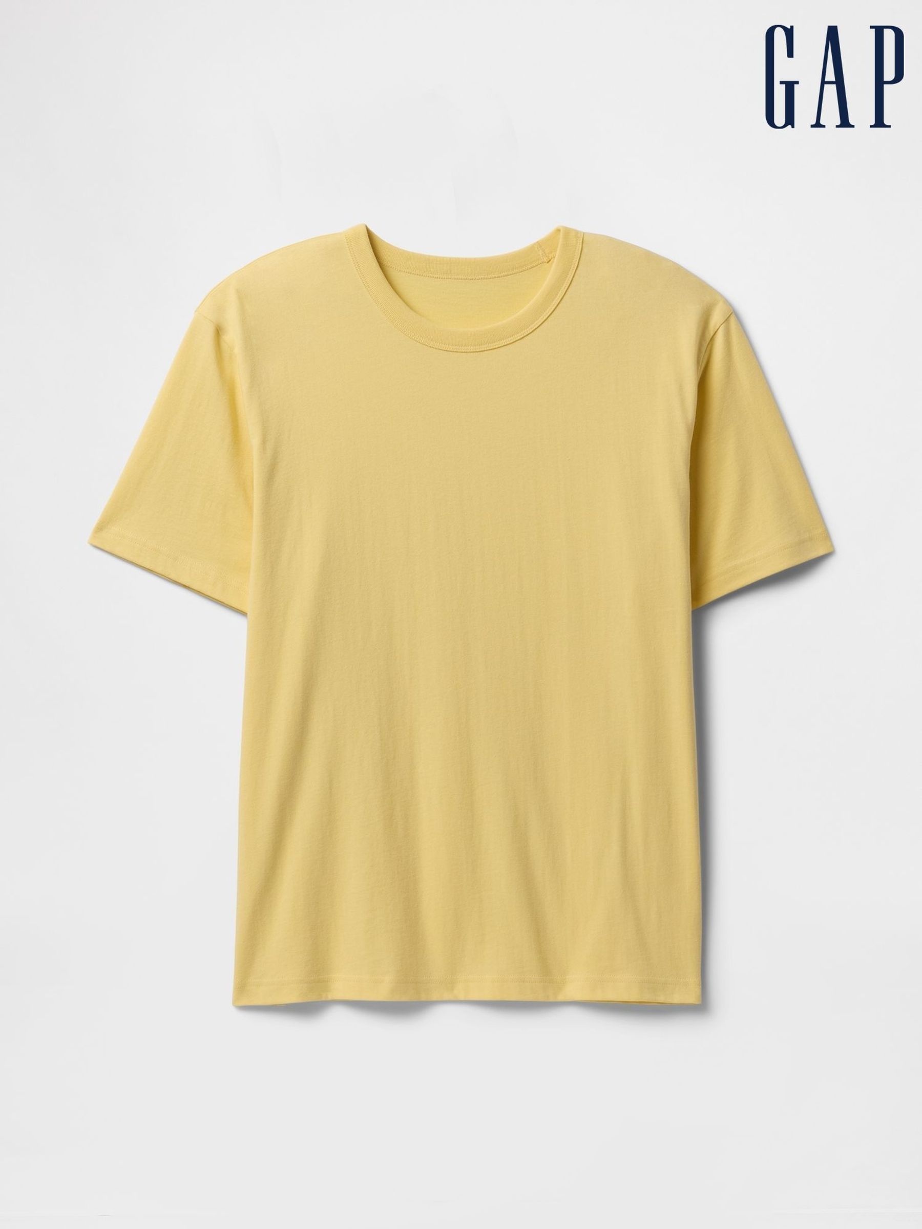 Yellow Original Short Sleeve Crew Neck T-Shirt (F36085) | £18