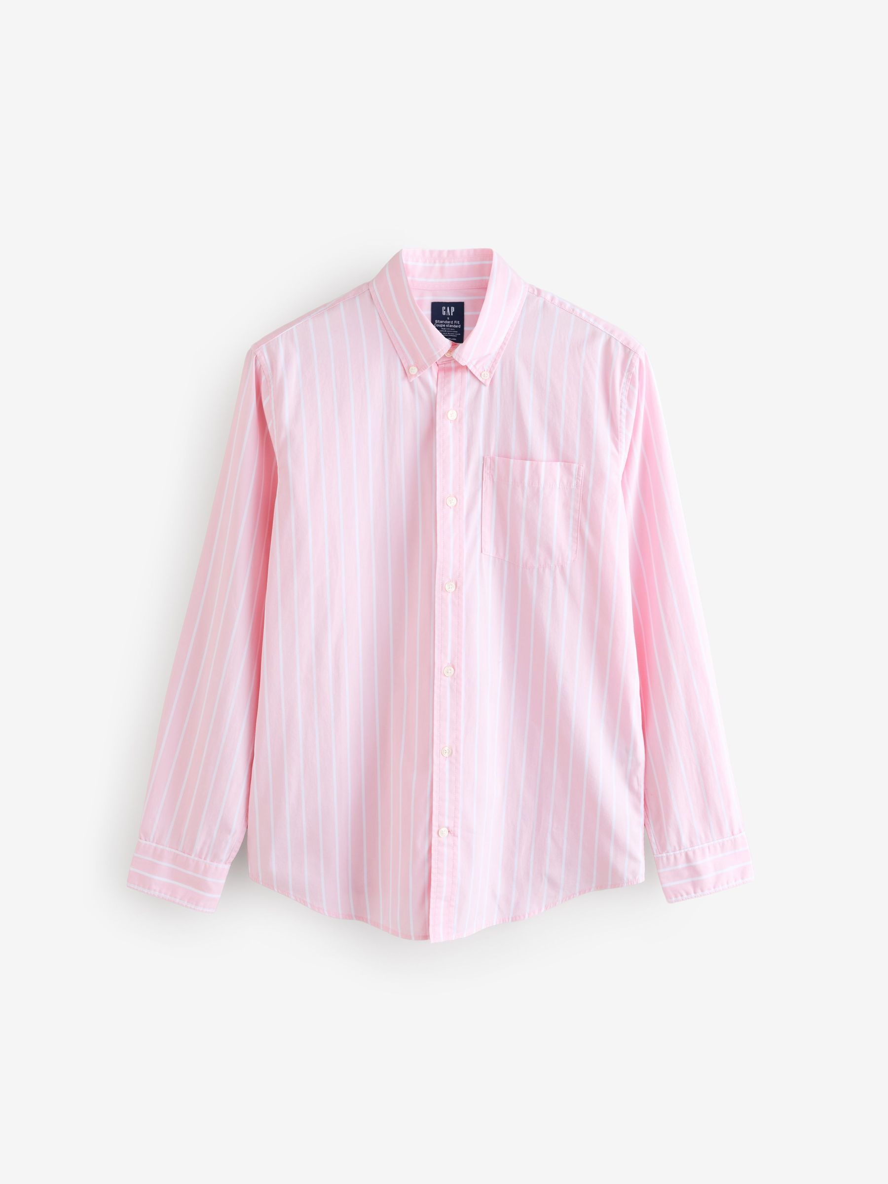 Pink Organic Cotton Poplin Classic Shirt (F36515) | £40