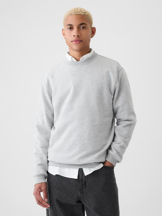 Grey Vintage Soft Crew Neck Sweatshirt (F36523) | £30