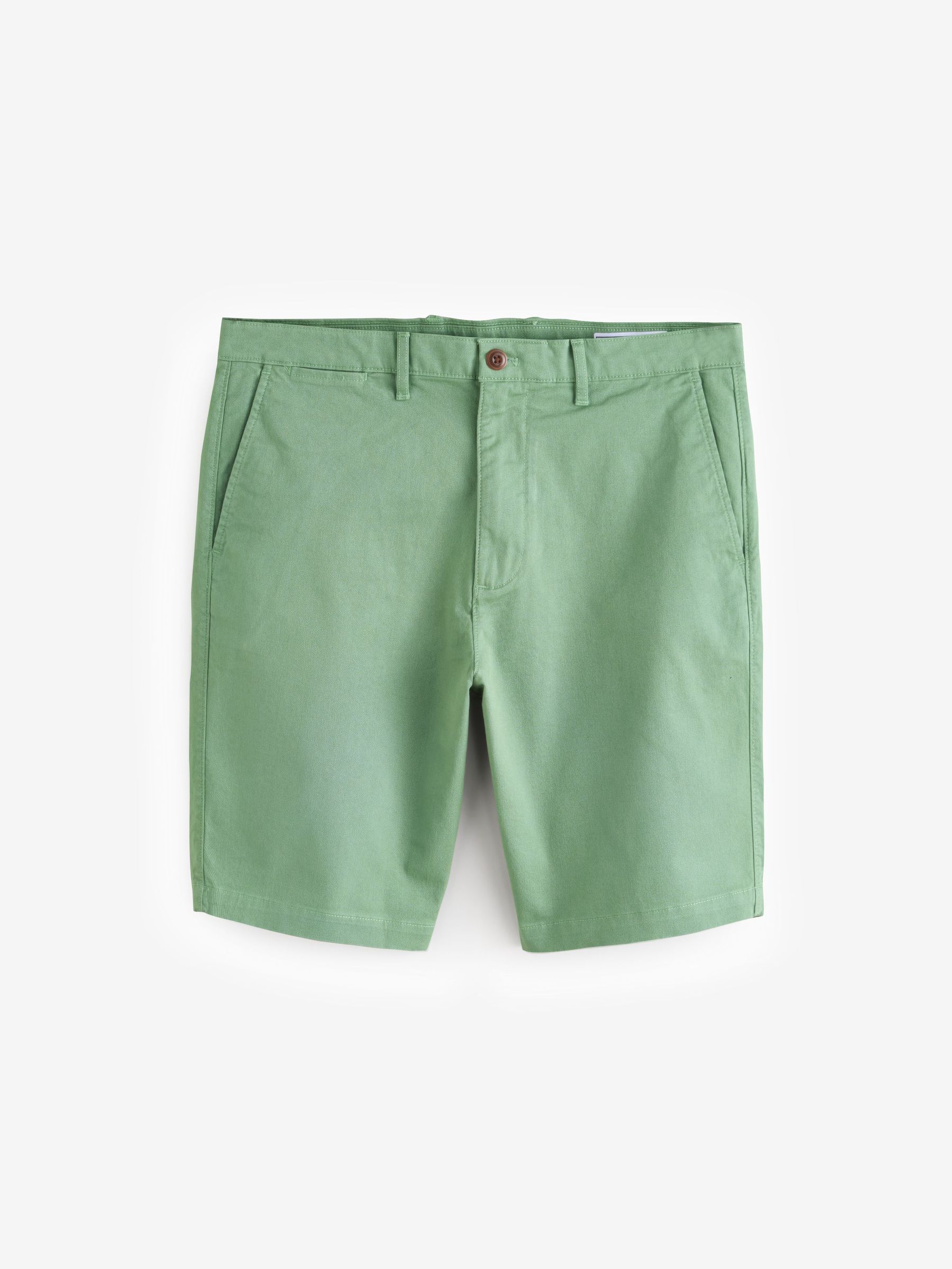 Green 10"" Skinny Fit Modern Chino Shorts (F36562) | £30