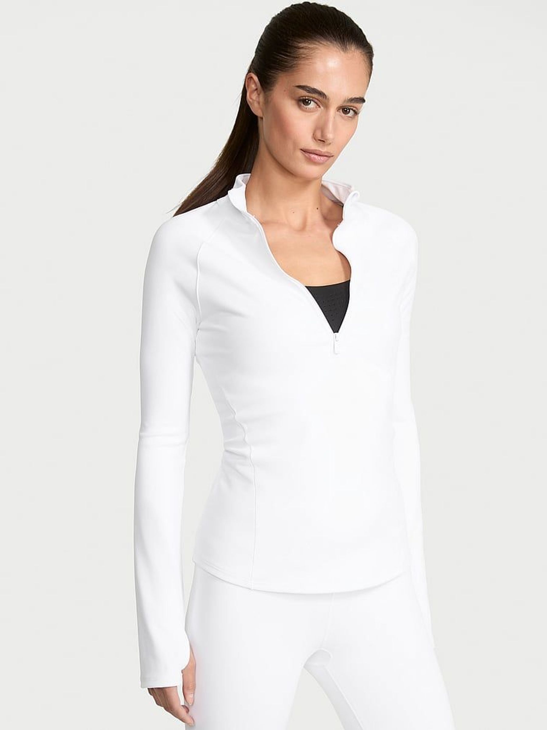 White Incredible Coverage™ Half Zip Jacket (F40310) | £85