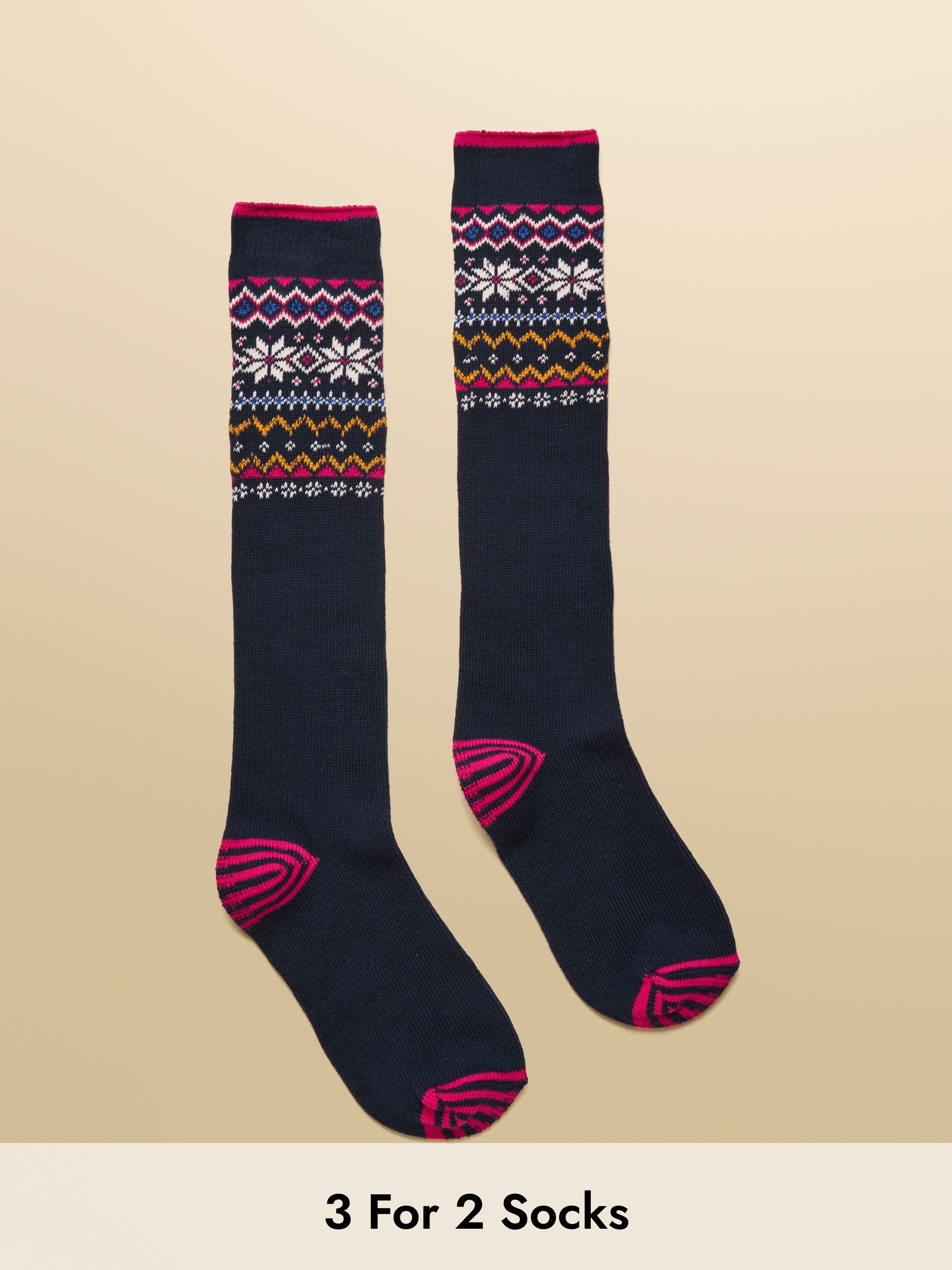 Women's Wader Navy Welly Sock (size 4-8) (F40692) | £9.95