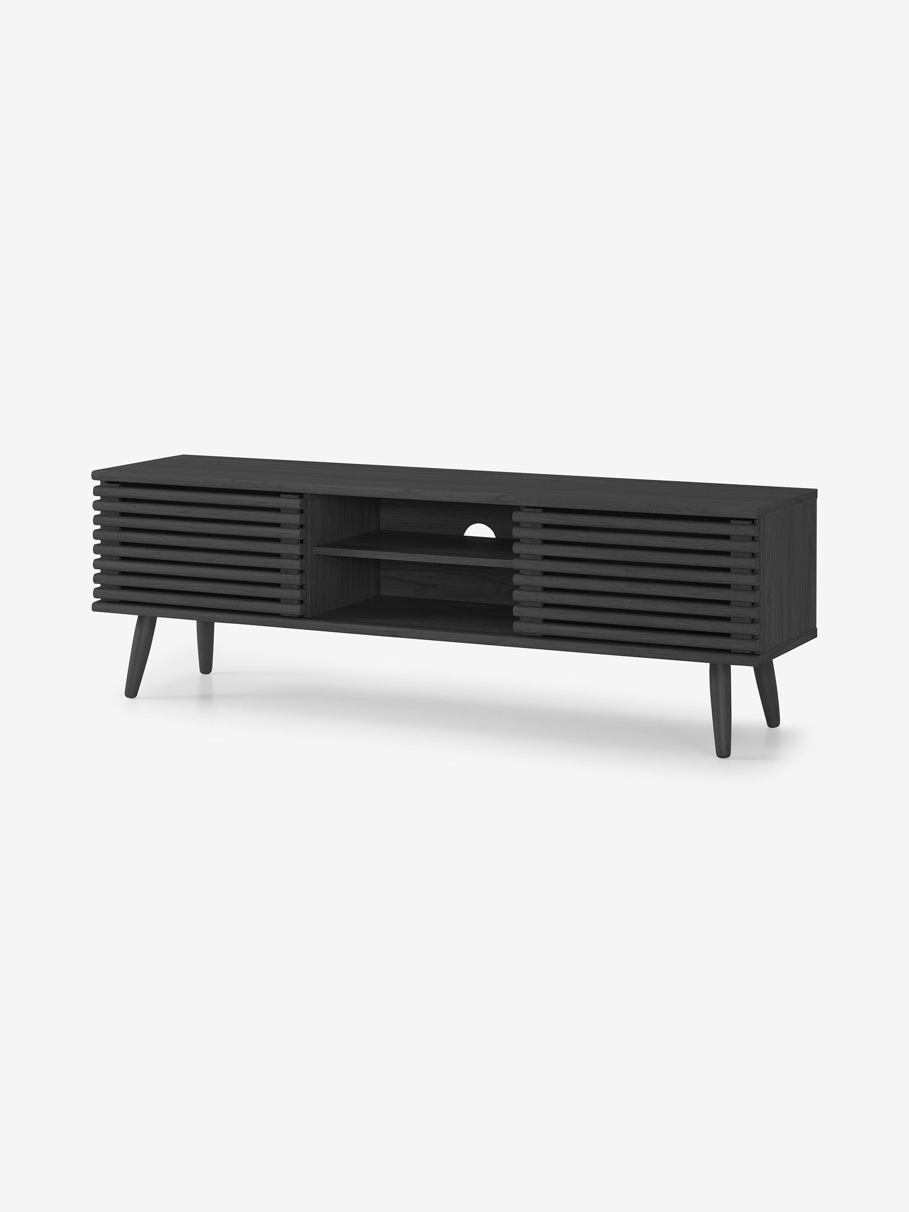 Tulma TV Unit in Black Oak Effect (F40863) | £279