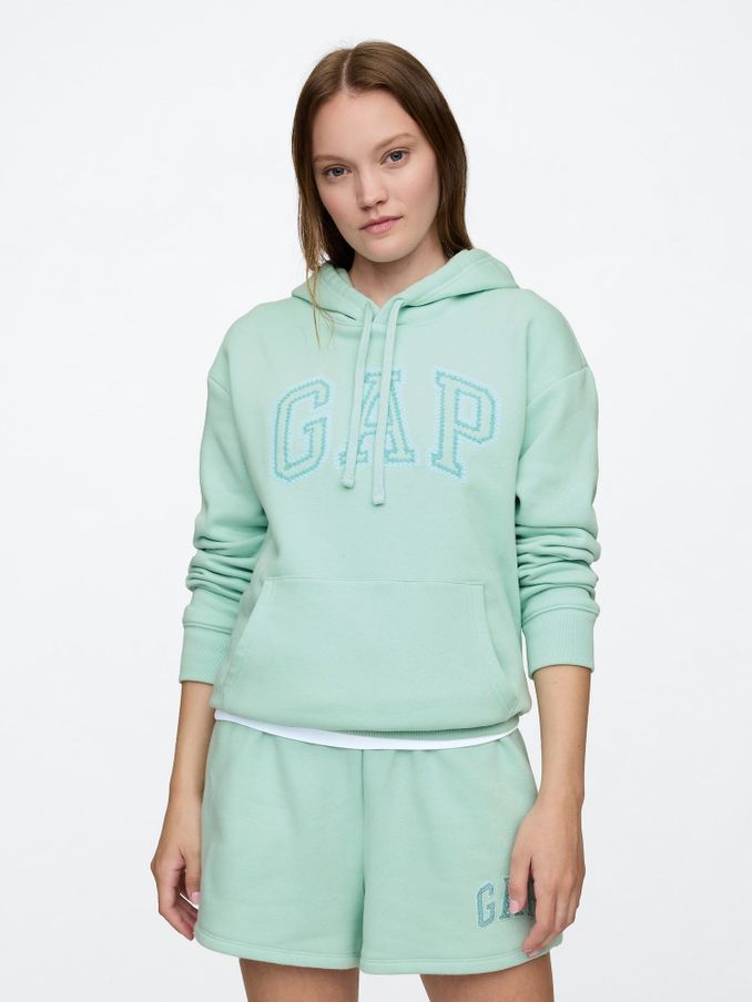 Green Logo Hoodie (F41660) | £35