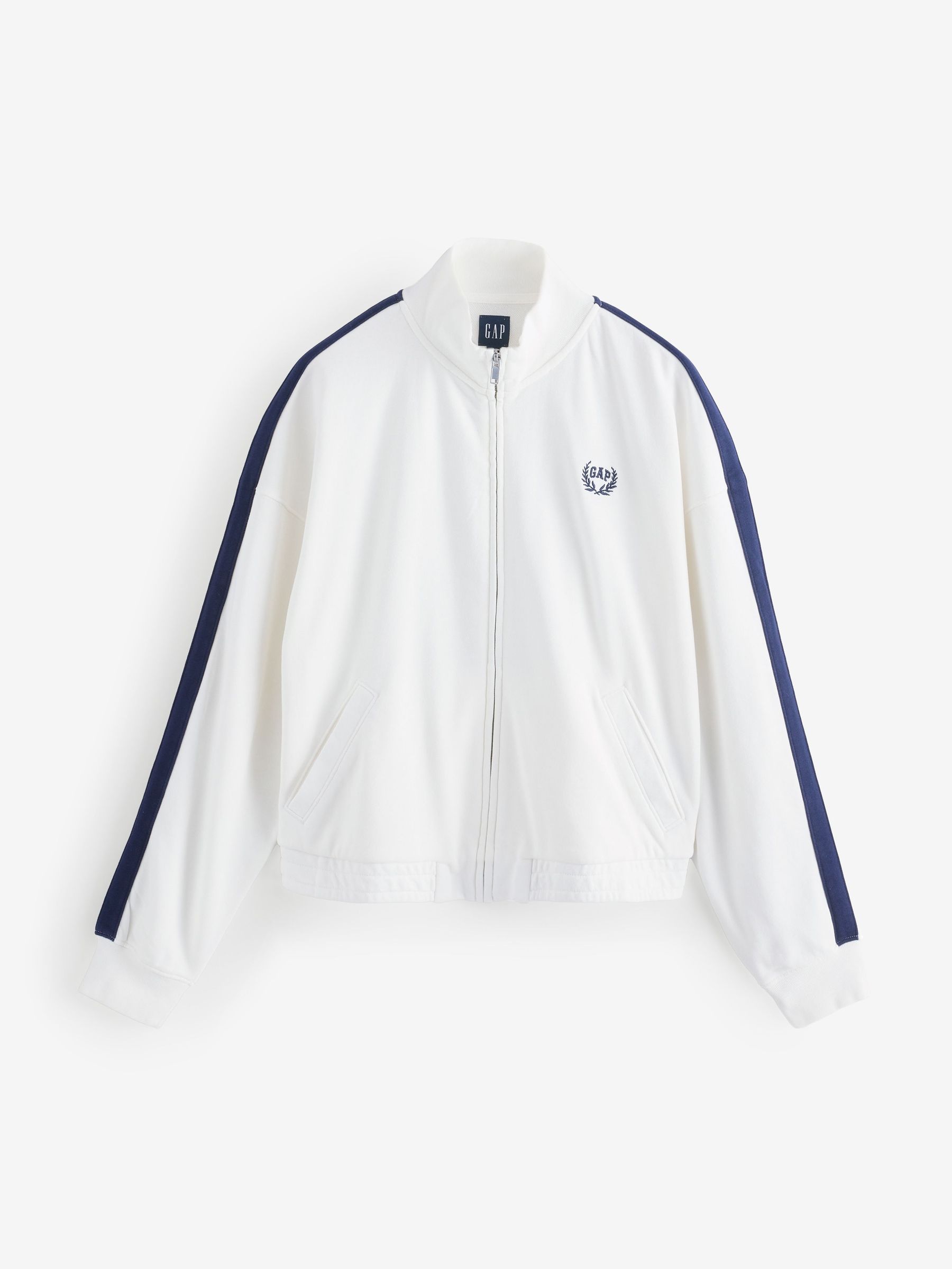 White Vintage Soft Logo Track Jacket (F41804) | £45