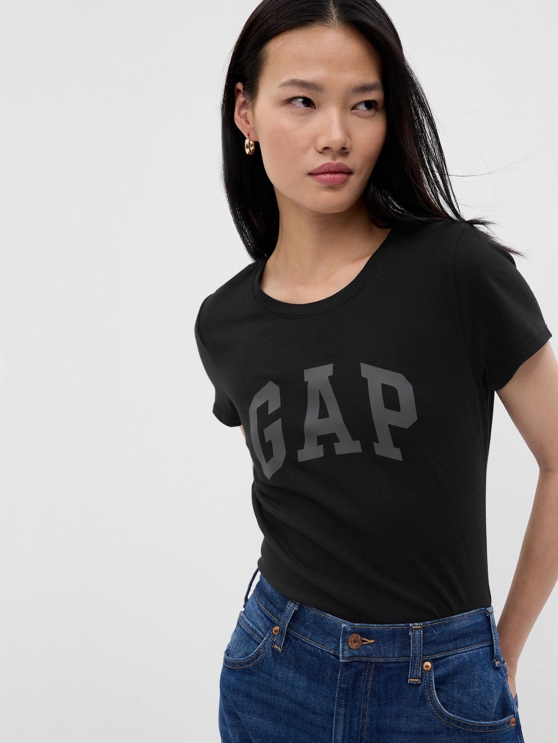Black Vintage Logo Short Sleeve T-Shirt (F41841) | £14