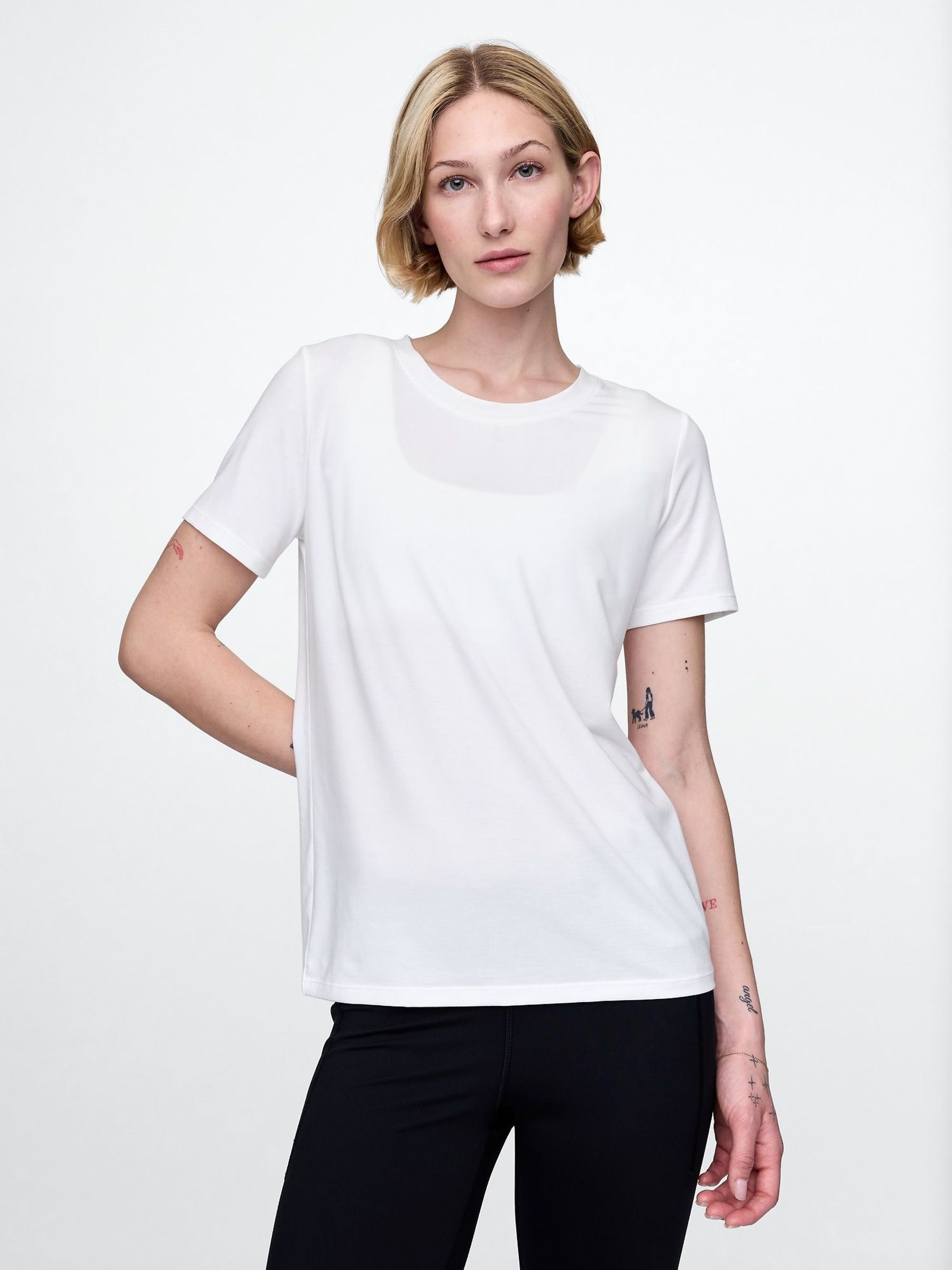 White Breathe Short Sleeve T-Shirt (F42035) | £25