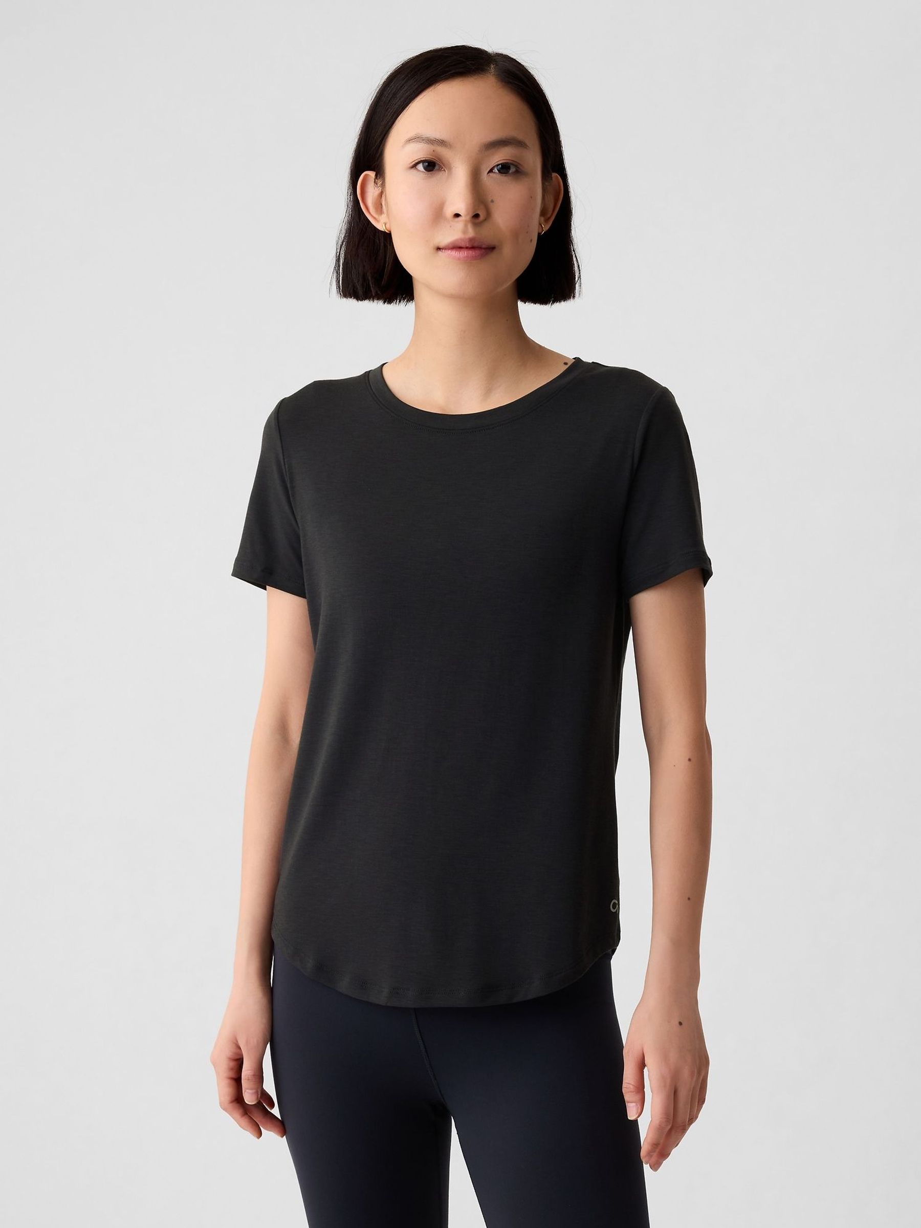 Black Breathe Short Sleeve T-Shirt (F42051) | £25