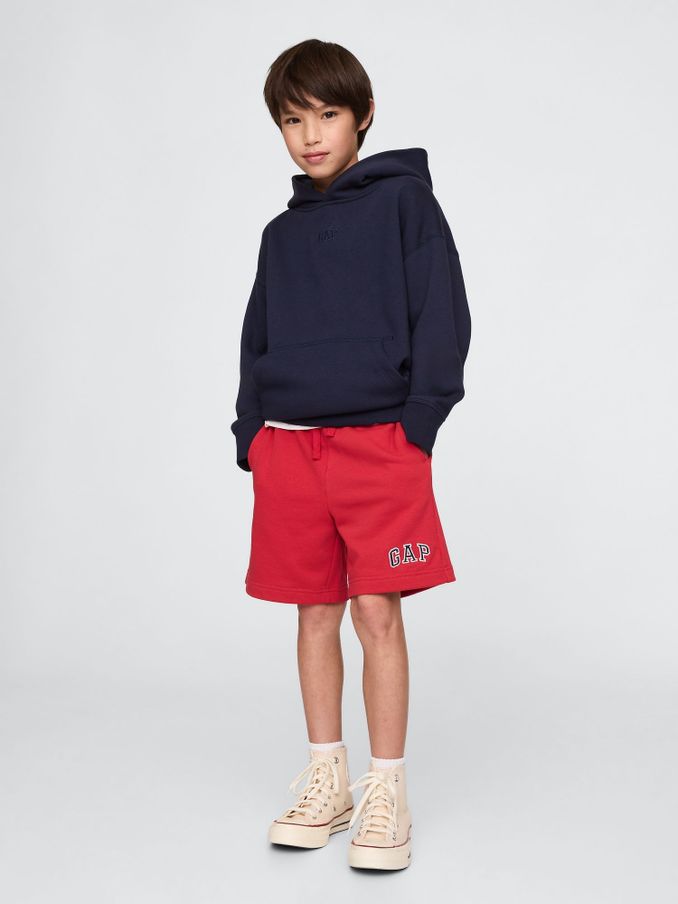 Red Logo Pull On Fleece-Lined Shorts (4-13yrs) (F44853) | £14