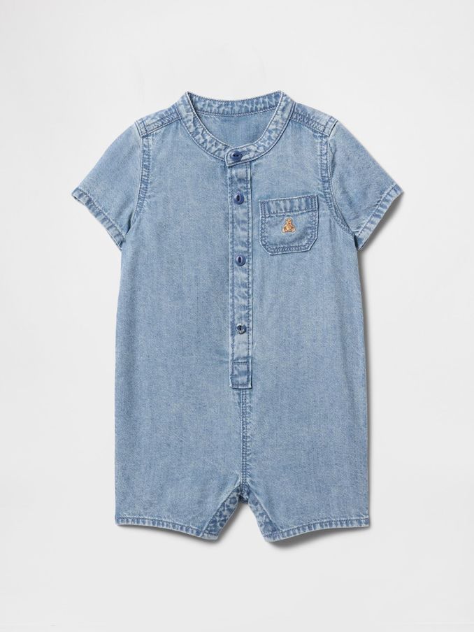 Blue Denim Short One-Piece (Newborn-24mths) (F44866) | £25