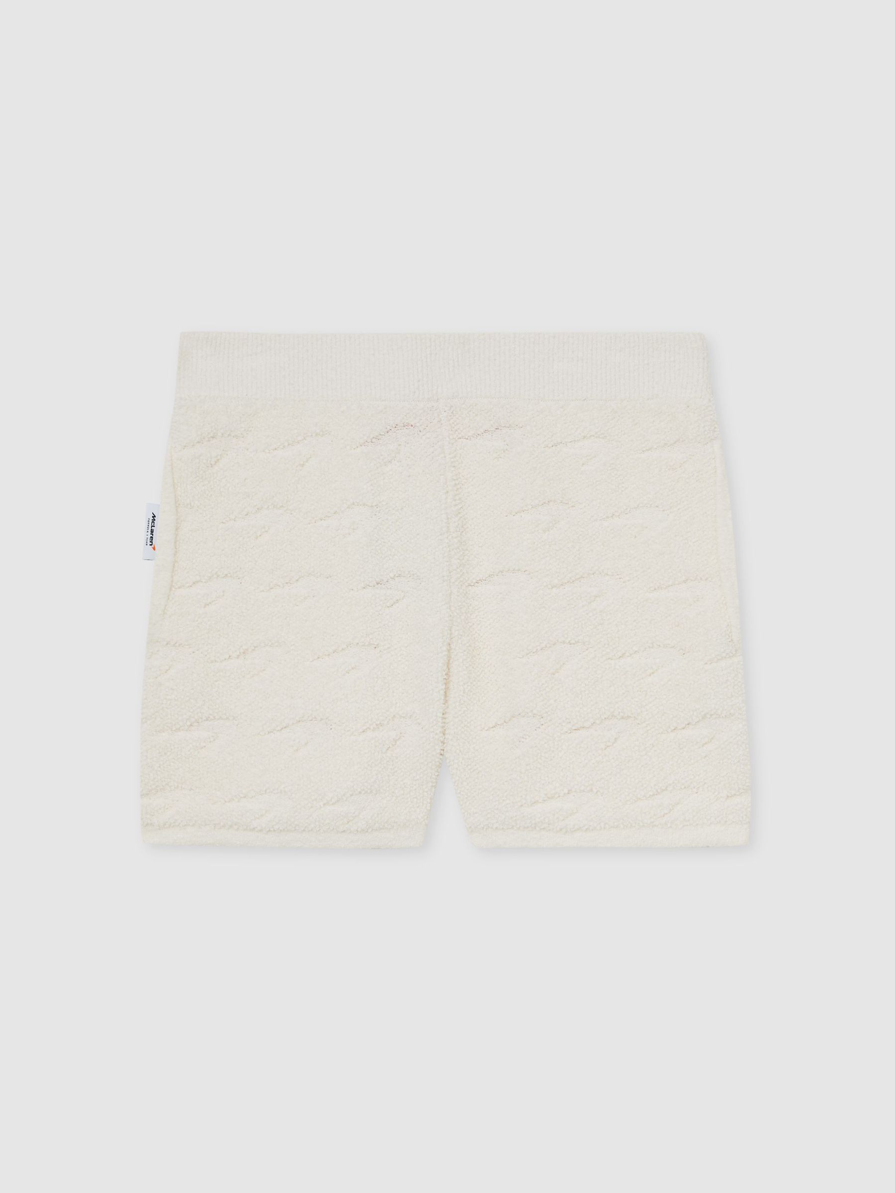 McLaren F1 Team Speedmark Terry Shorts in White (F45681) | £40