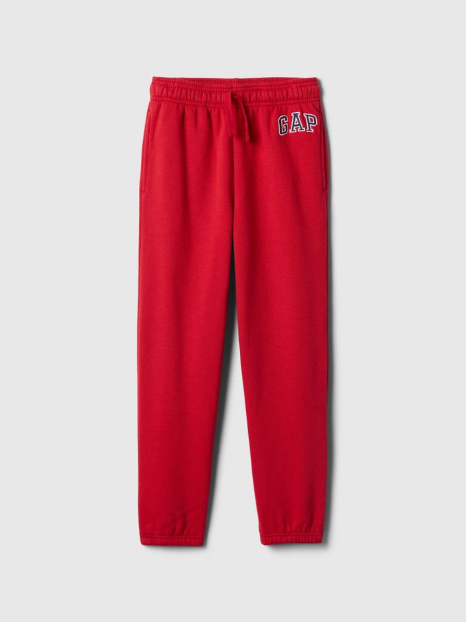 Red Logo Cuffed Joggers (4-13yrs) (F46054) | £18