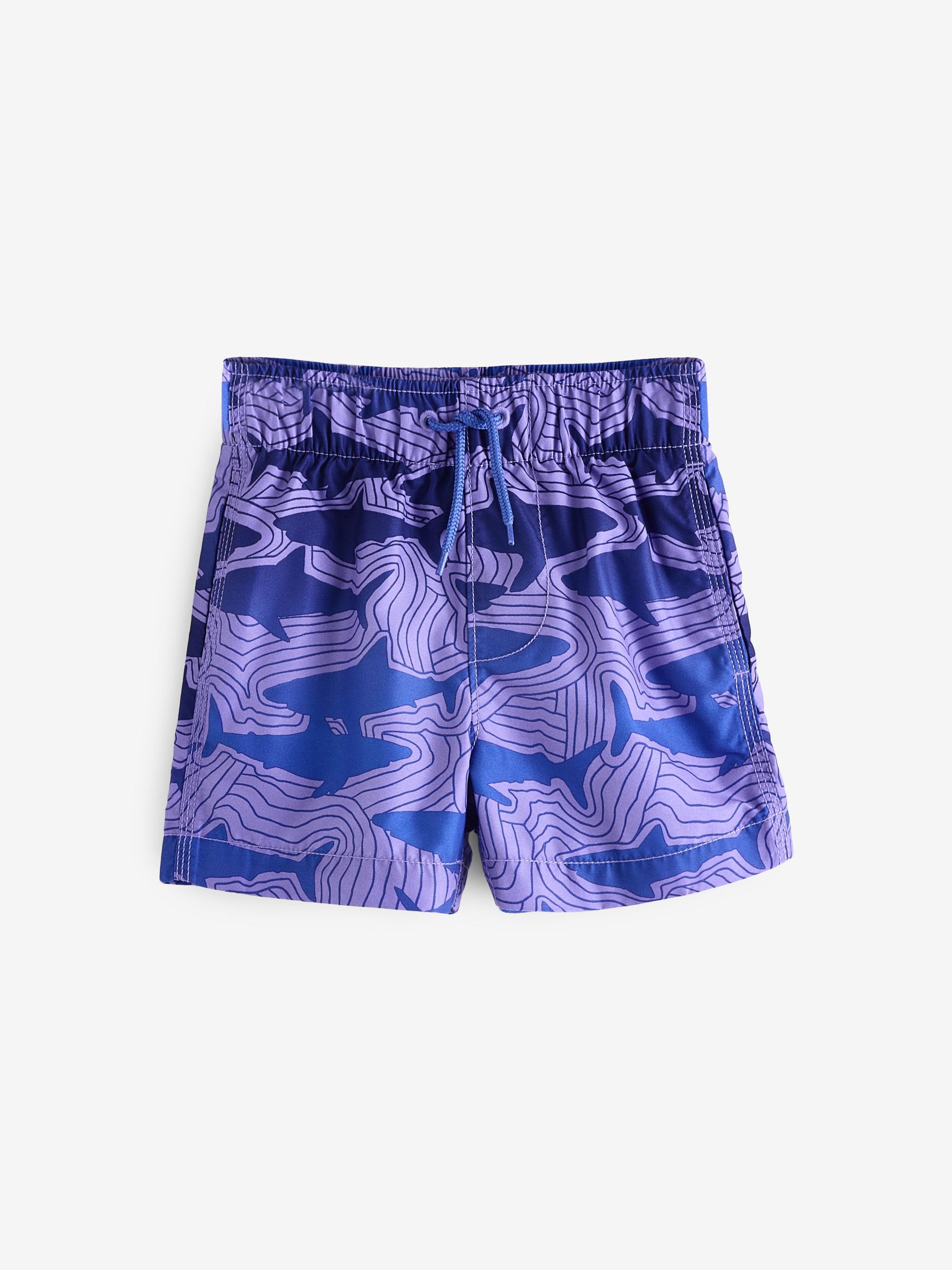 Purple Drawstring Swimming Shorts (4-13yrs) (F46058) | £20