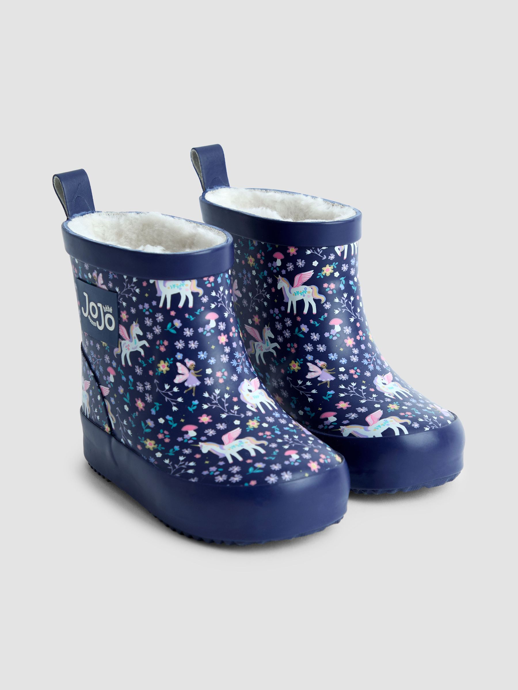 Blue Rust Cosy Lined Ankle Wellies (F47396) | £24.50 - £26.50