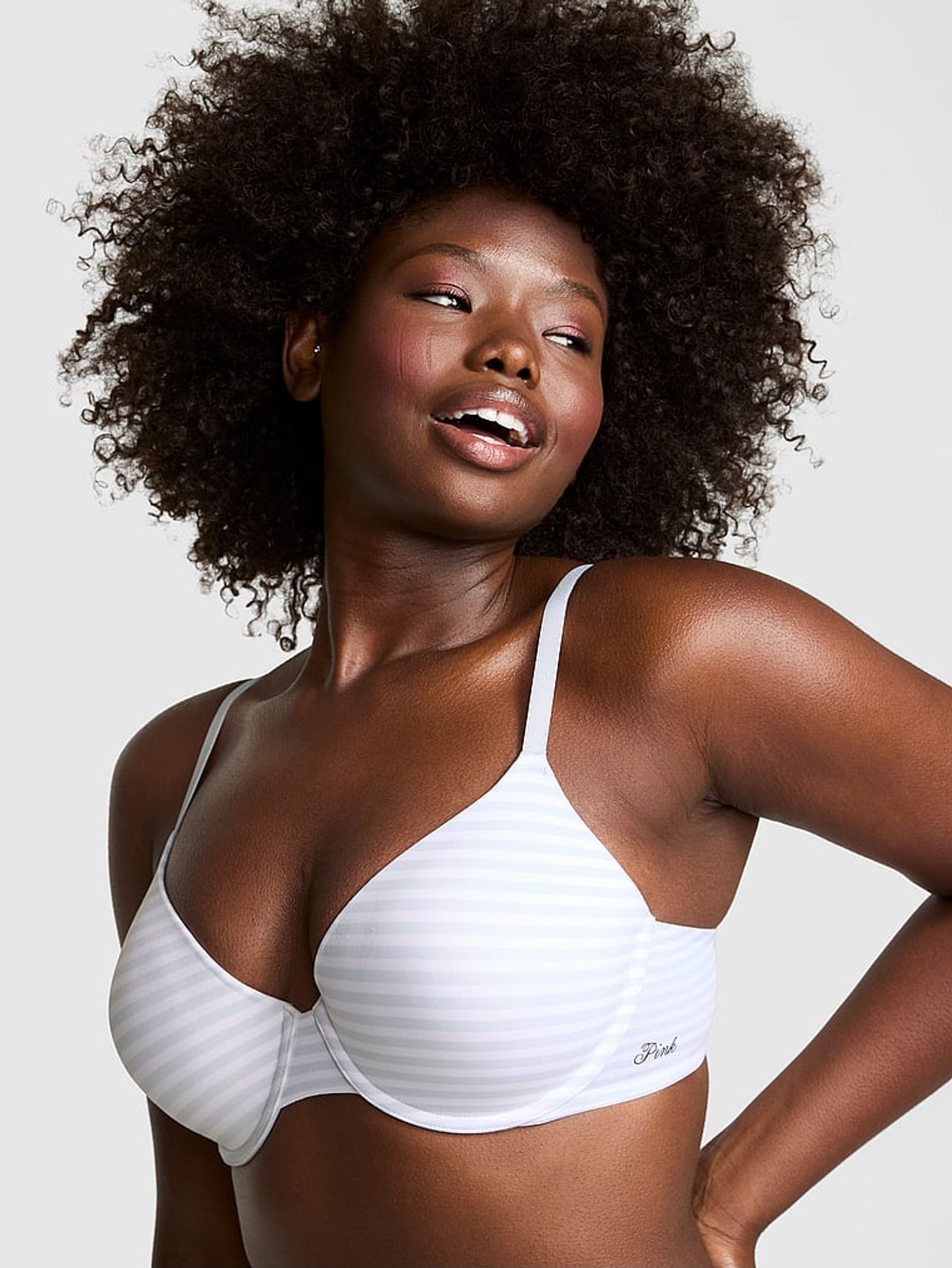 Hydrangea Blue T Shirt Bra (F48002) | £29