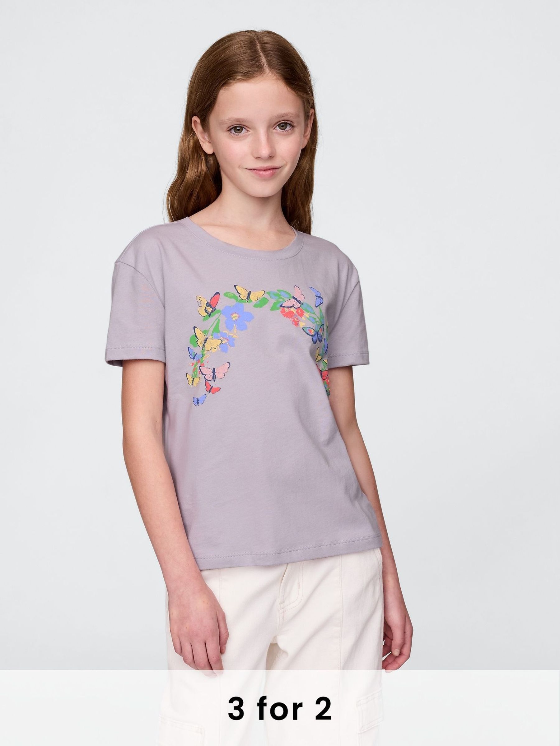 Purple Cotton Short Sleeve Crew Neck Graphic T-Shirt (4-13yrs) (F49026) | £10