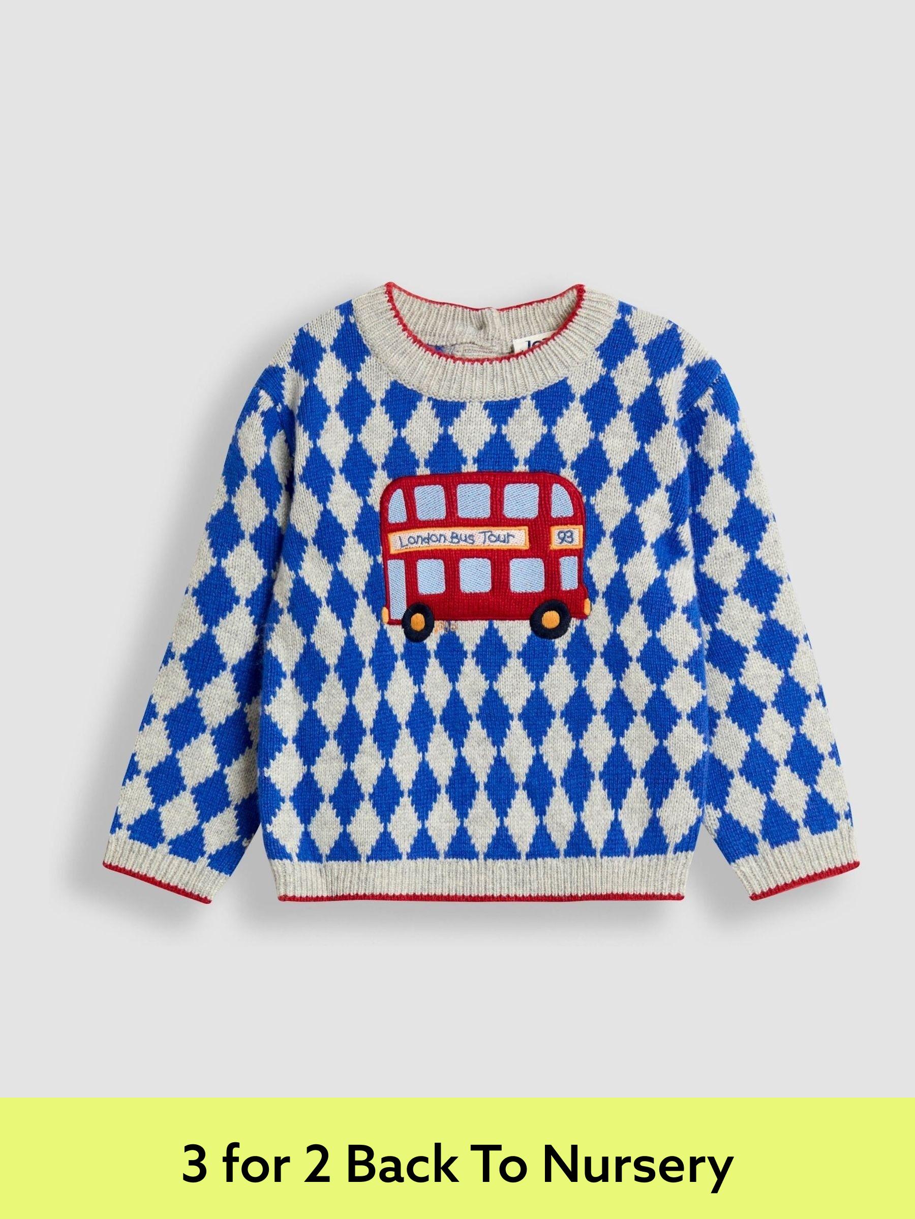 Blue Appliqué Jumper (F49182) | £30 - £36