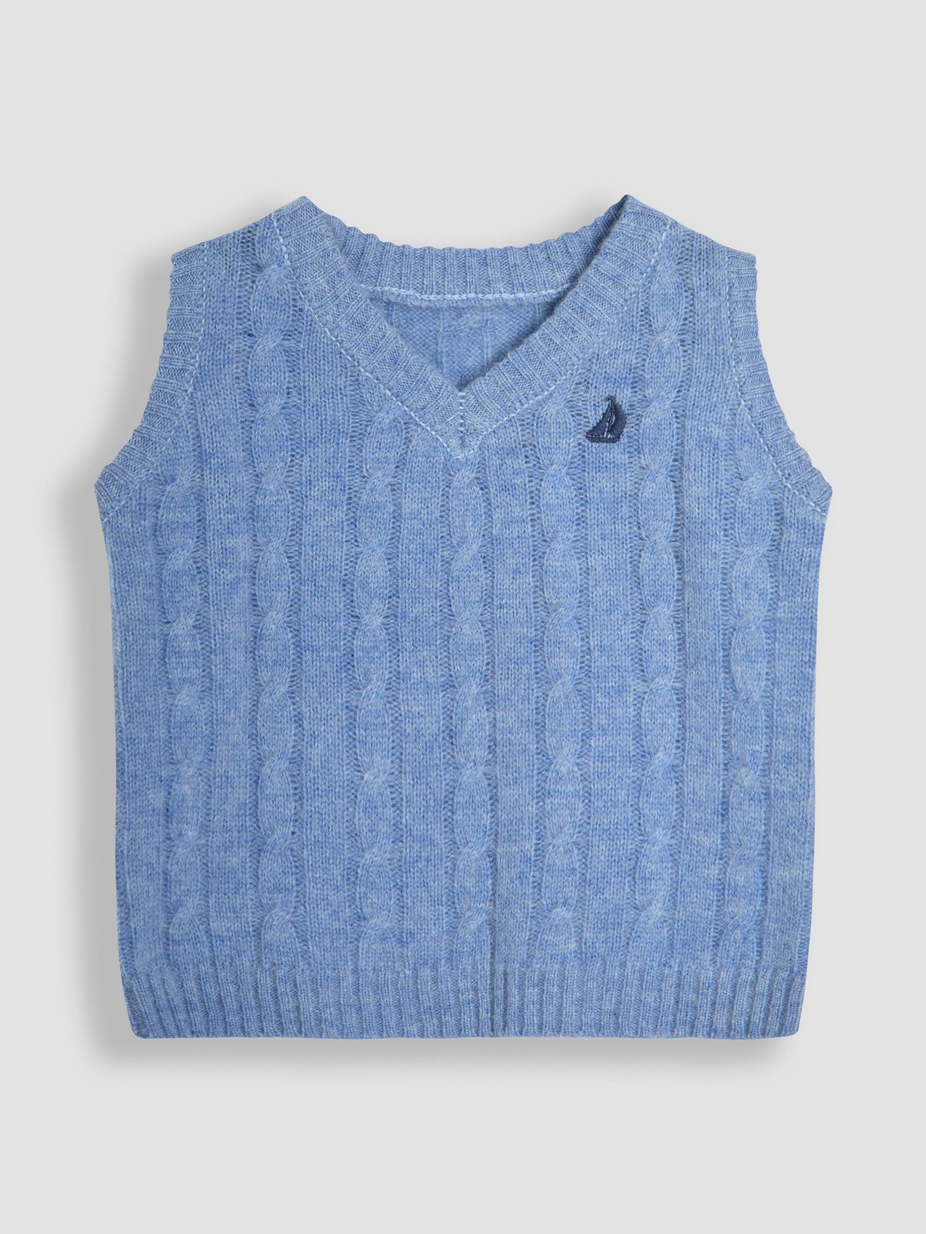 Blue Classic Cable Tank Top (F49205) | £23 - £26