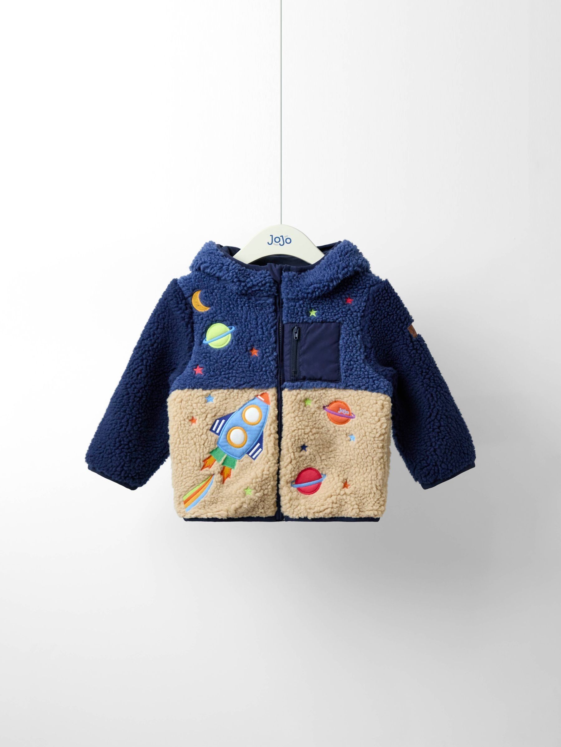 Bluey Natural Appliqué Teddy Fleece Jacket (F49212) | £38 - £44