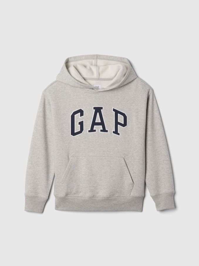 Grey Pullover Vintage Logo Hoodie (4-13yrs) (F49316) | £20
