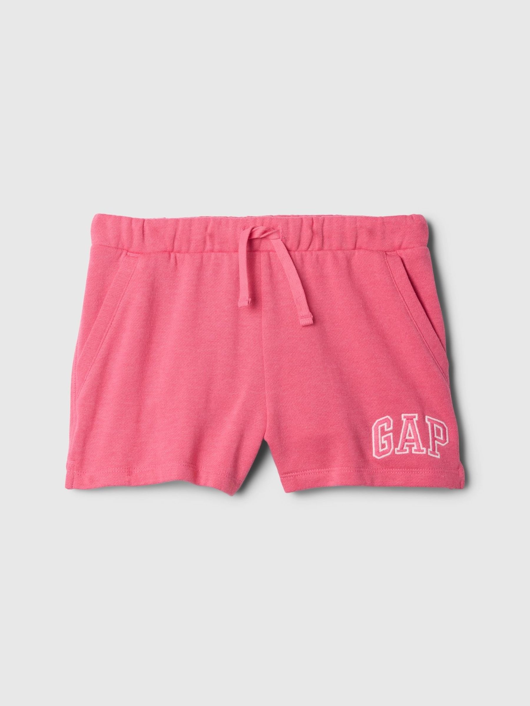 Pink Logo Pull On Shorts (4-13yrs) (F50570) | £14