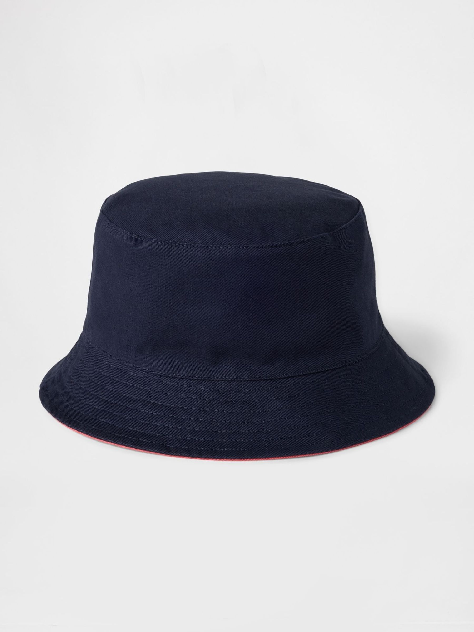 Blue & Pink Kids Reversible Organic Cotton Bucket Hat (4-10yrs) (F50666) | £15