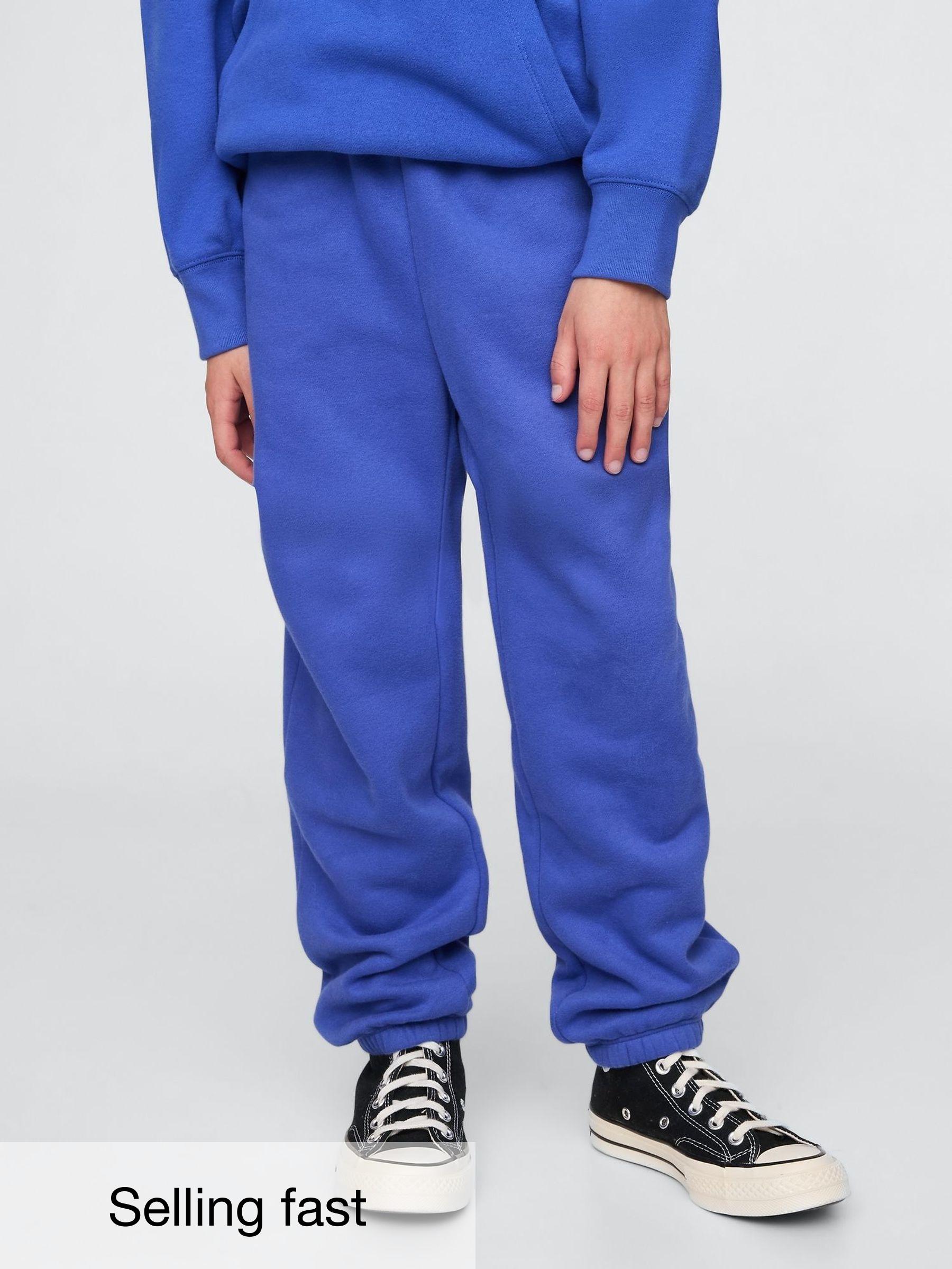 Blue Vintage Soft Fleece-Lined Joggers (4-13yrs) (F50671) | £18