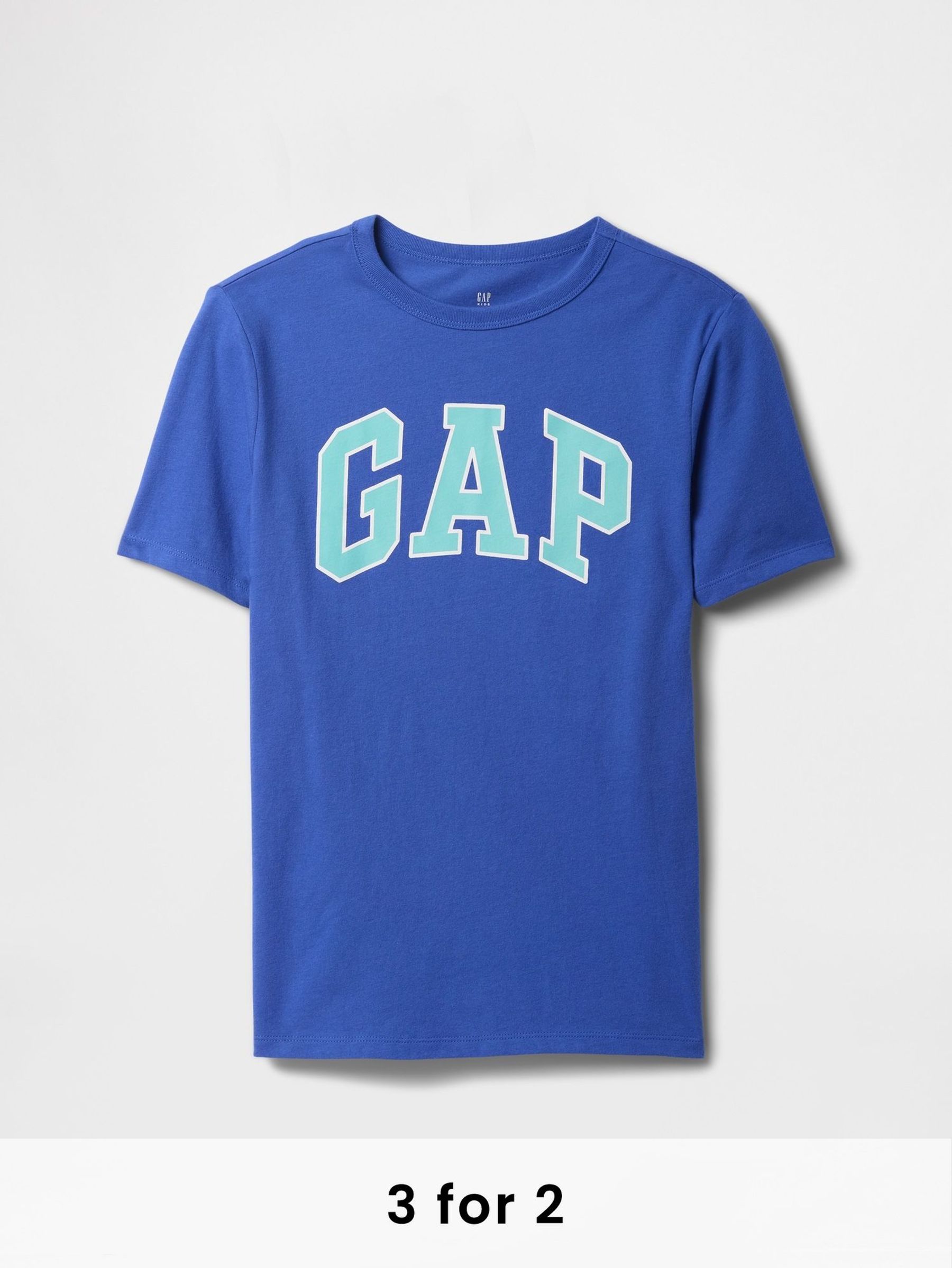 Blue Logo Short Sleeve Crew Neck T-Shirt (4-13yrs) (F50682) | £10