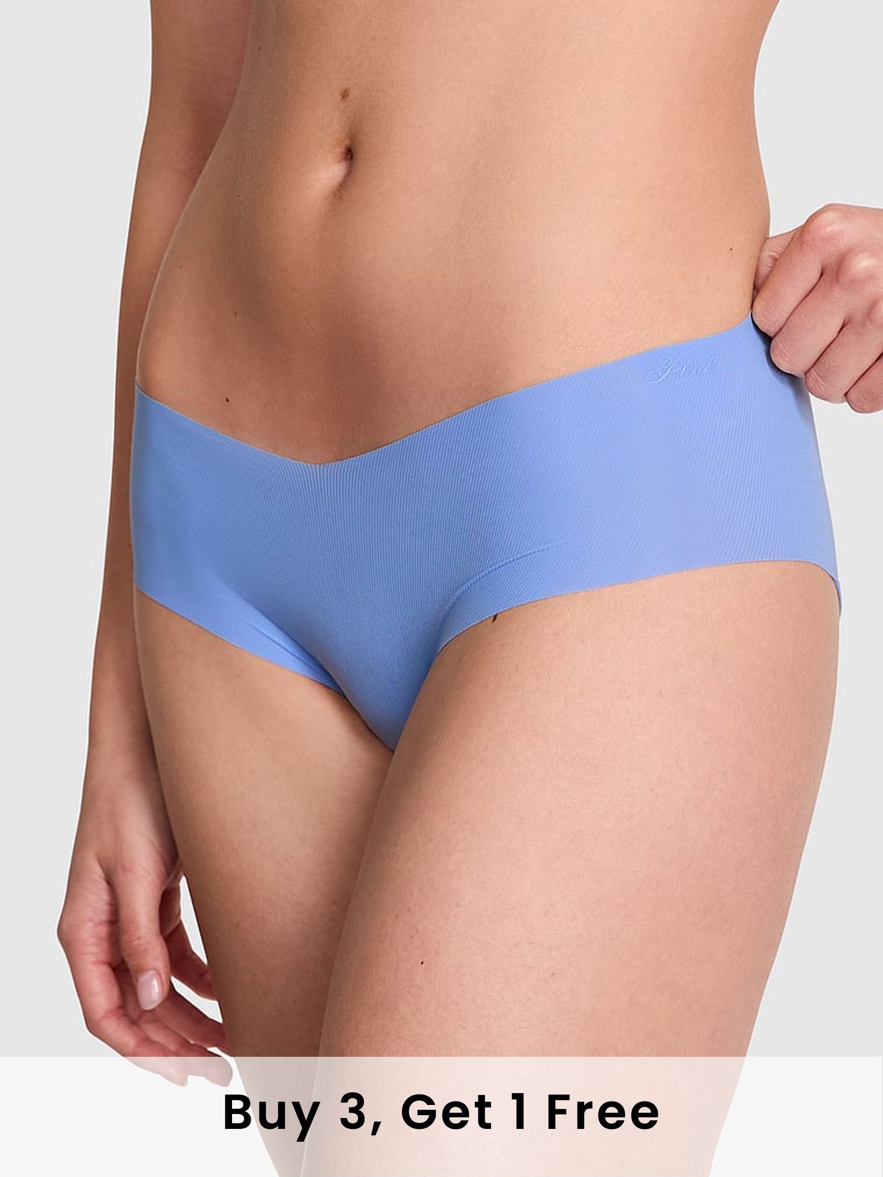 Seascape Blue Hipster No Show Thong Knickers (F51179) | £9