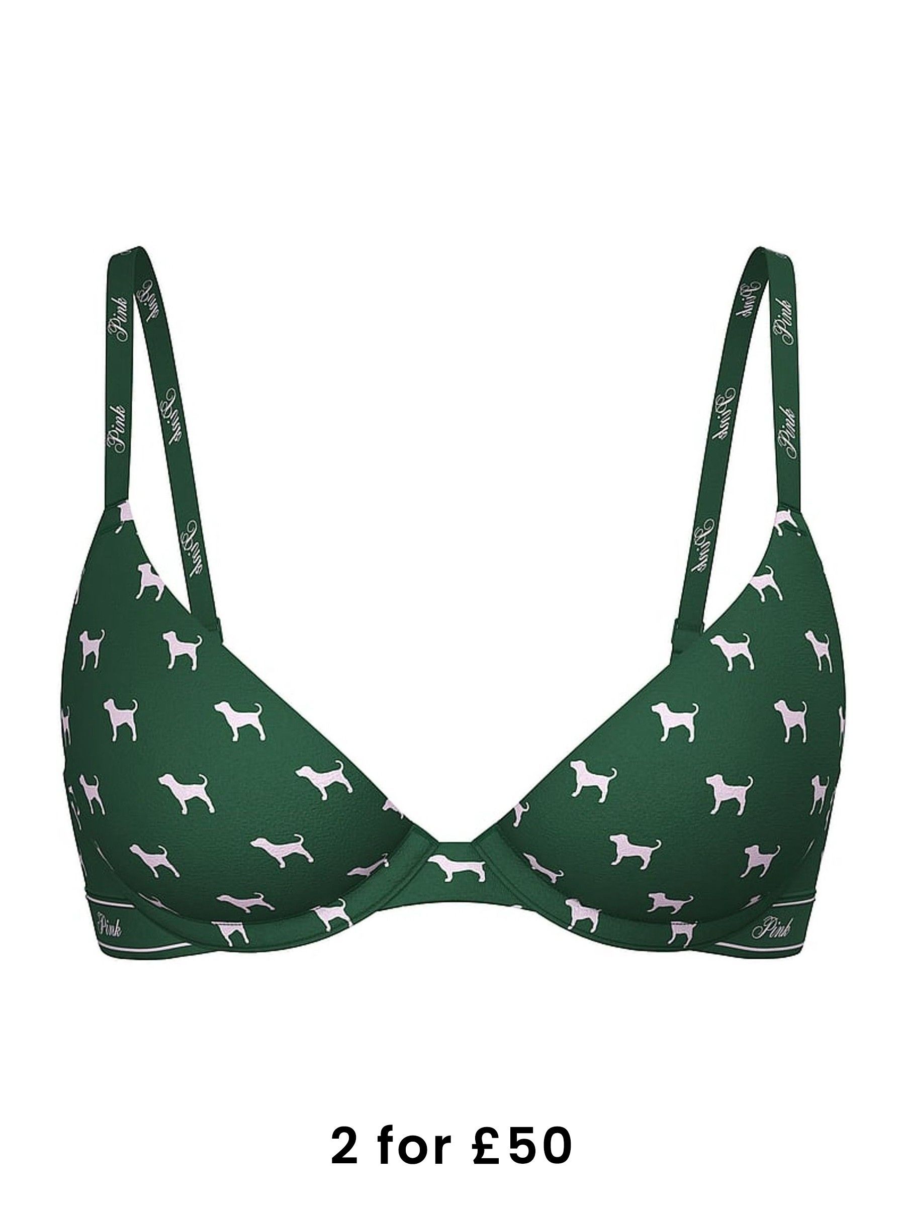 Jaguar Green Push Up Bra (F51195) | £29