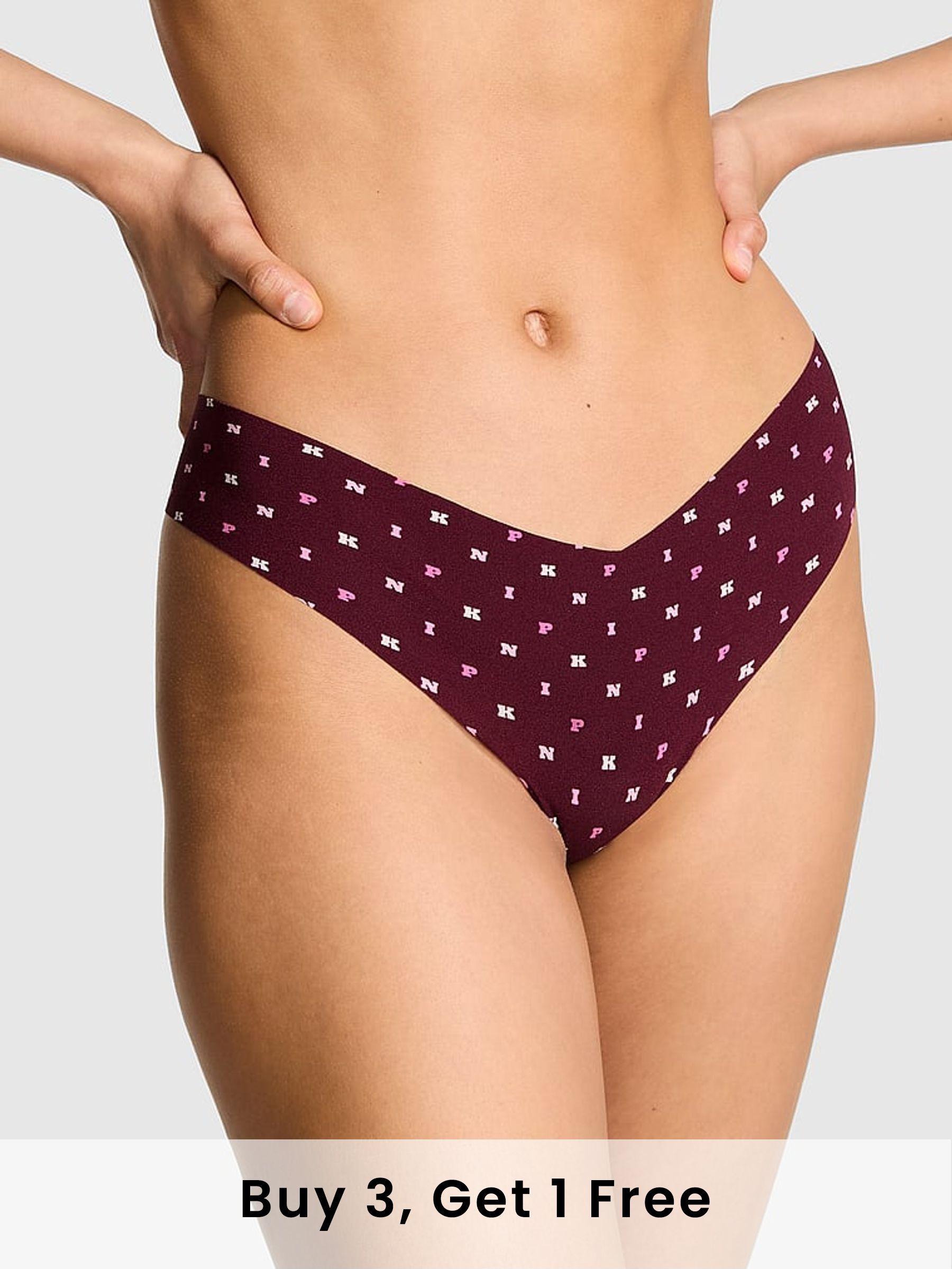 Purple Rose Thong No Show Thong Knickers (F51209) | £9