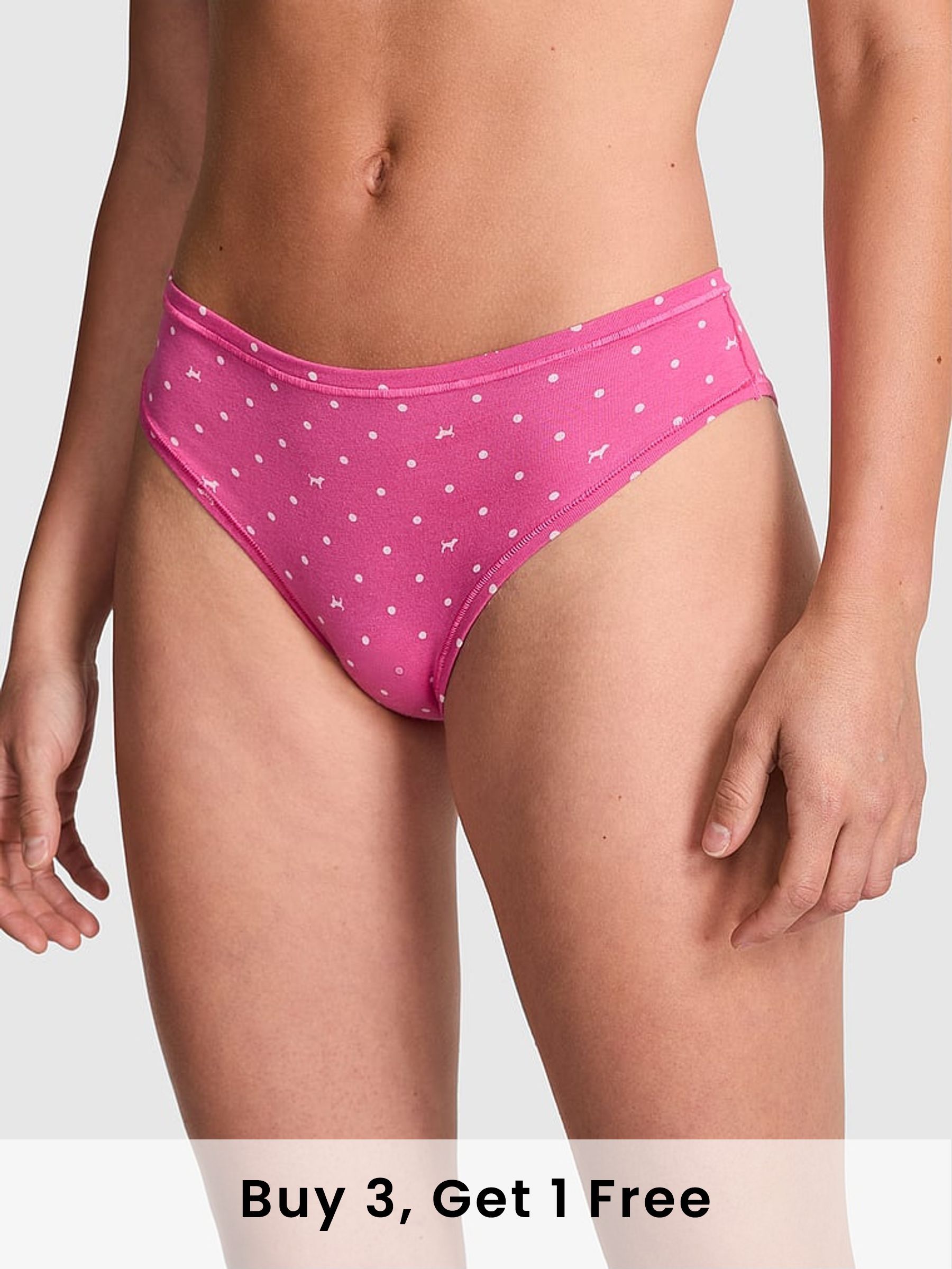 Pink Gossip Cheeky Cotton Thong Knickers (F51215) | £9