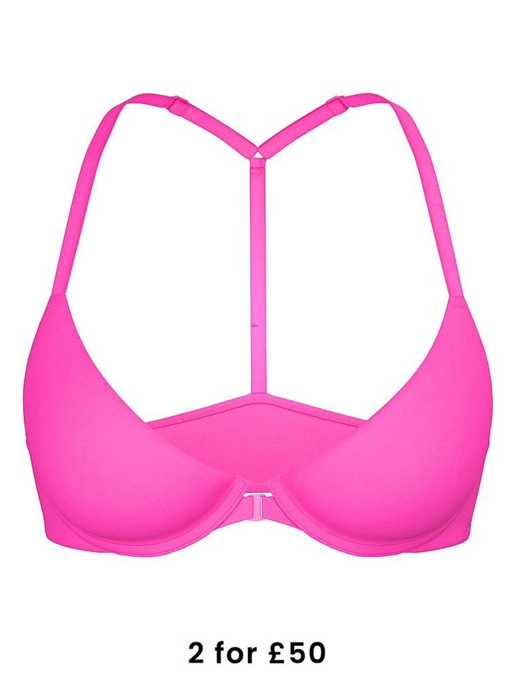 Pink Gossip Lightly Lined Front Close Bra (F51219) | £29