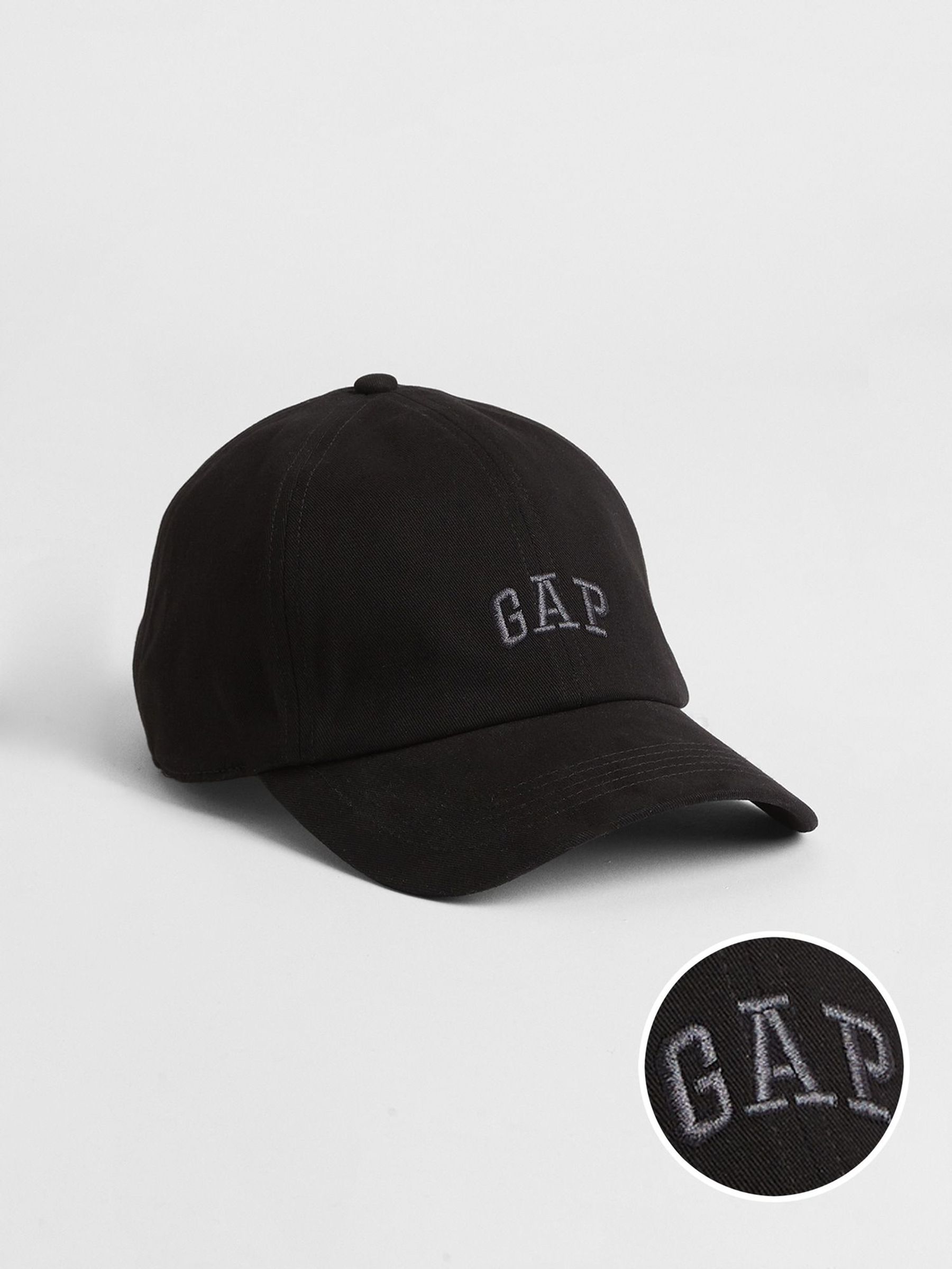 Black Adult Logo Cotton Baseball Hat (F51241) | £15