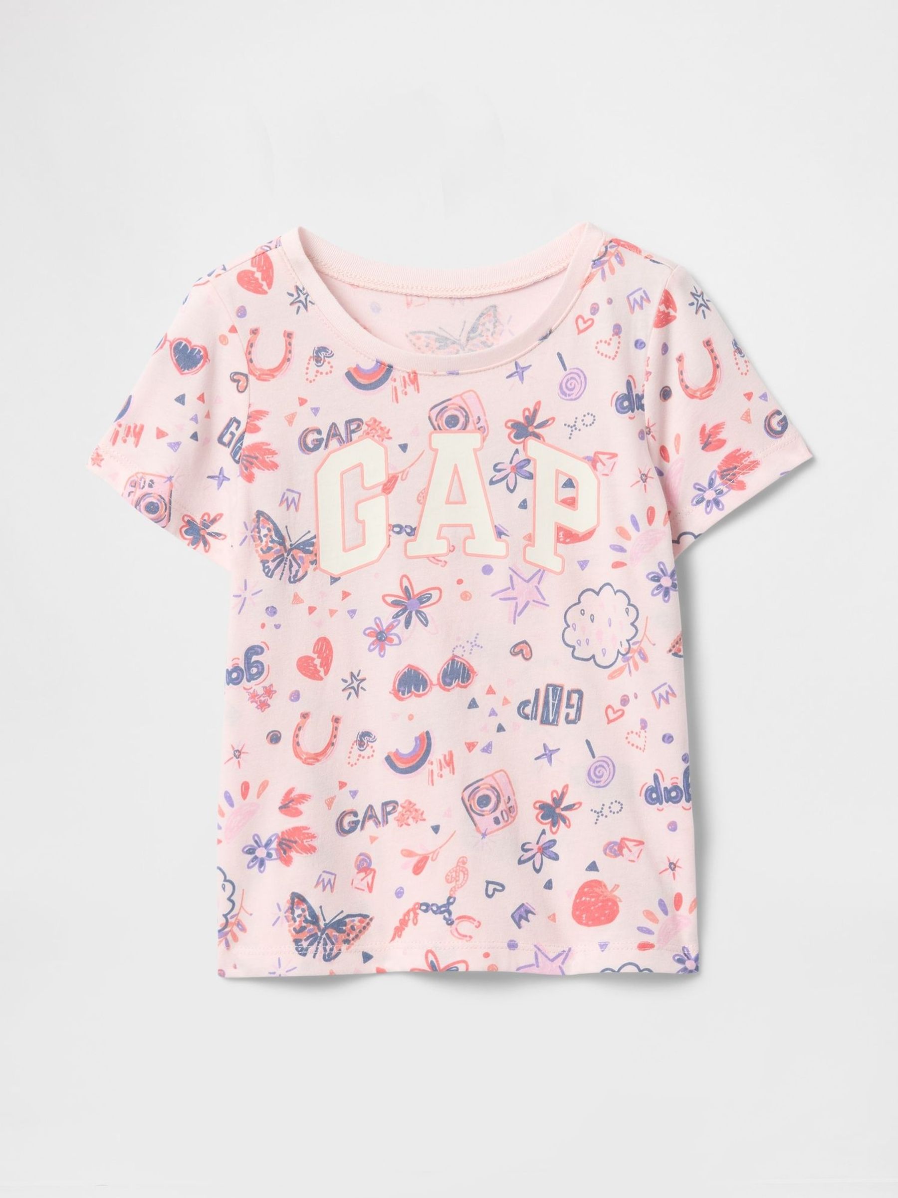 Pink Short Sleeve Crew Neck Graphic T-Shirt (6mths-5yrs) (F53334) | £7