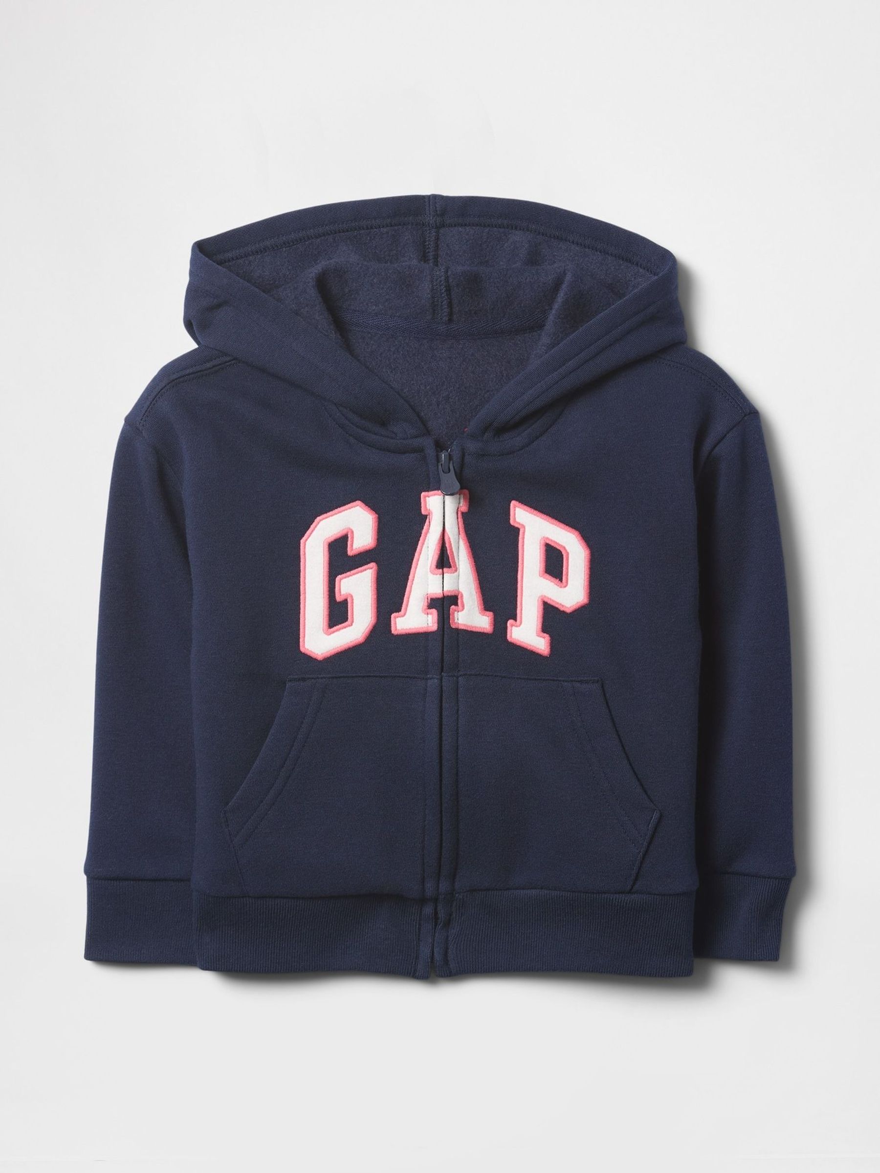 Navy Blue Relaxed Logo Zip Hoodie (6mths-5yrs) (F53339) | £20