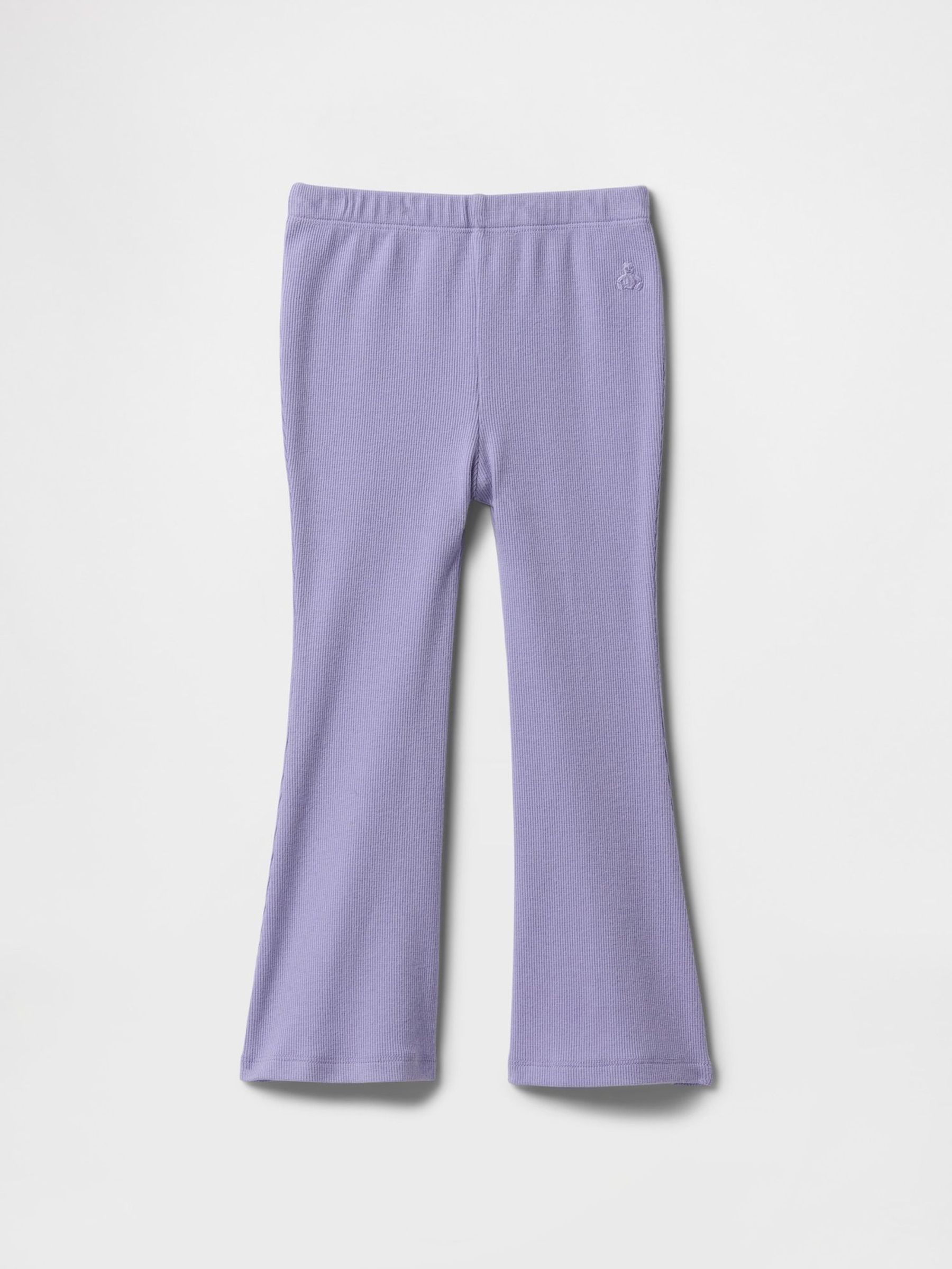 Purple Ribbed Flare Leggings (6mths-5yrs) (F53342) | £10