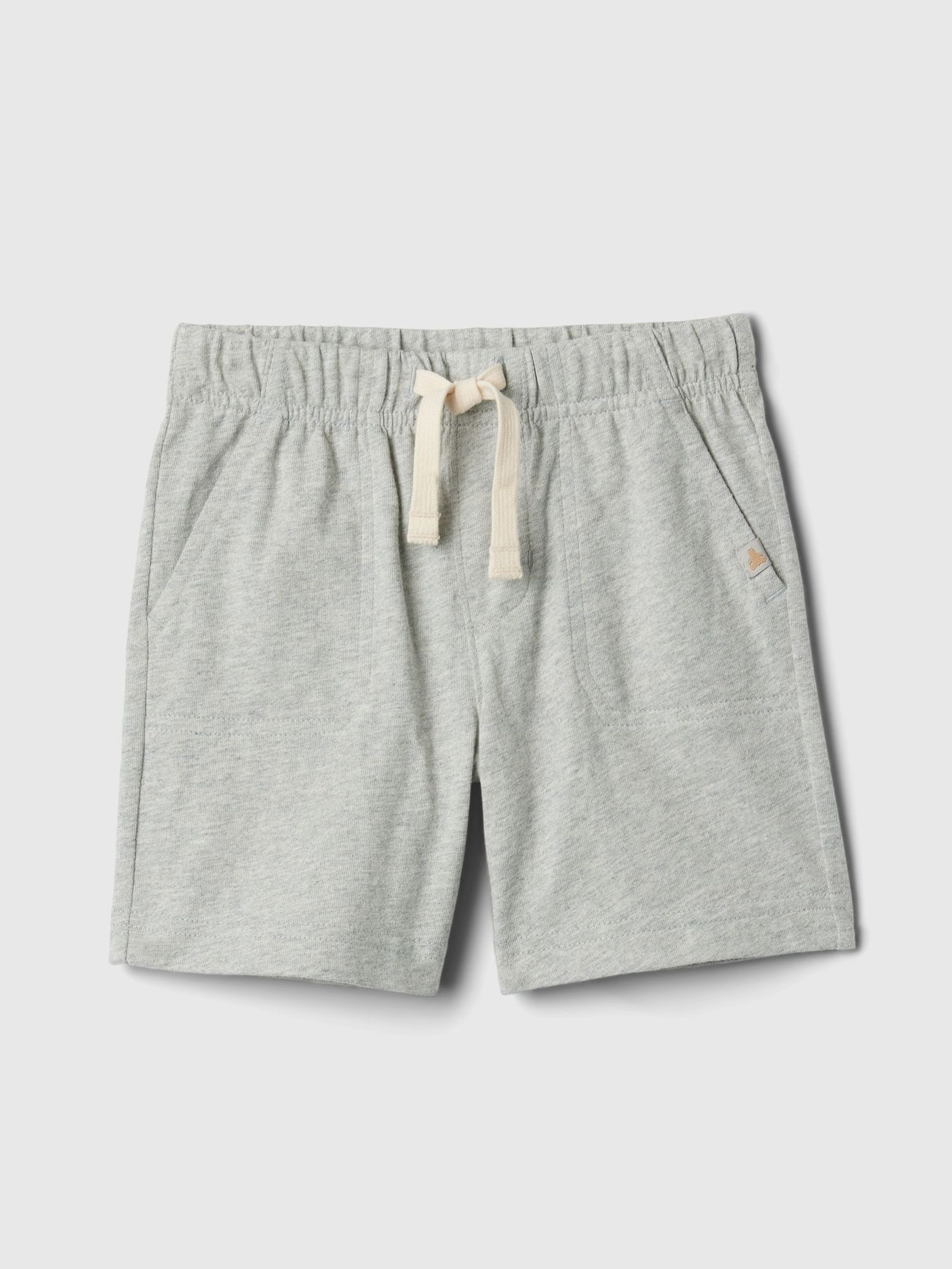 Grey Cotton Pull On Shorts (6mths-5yrs) (F53491) | £8