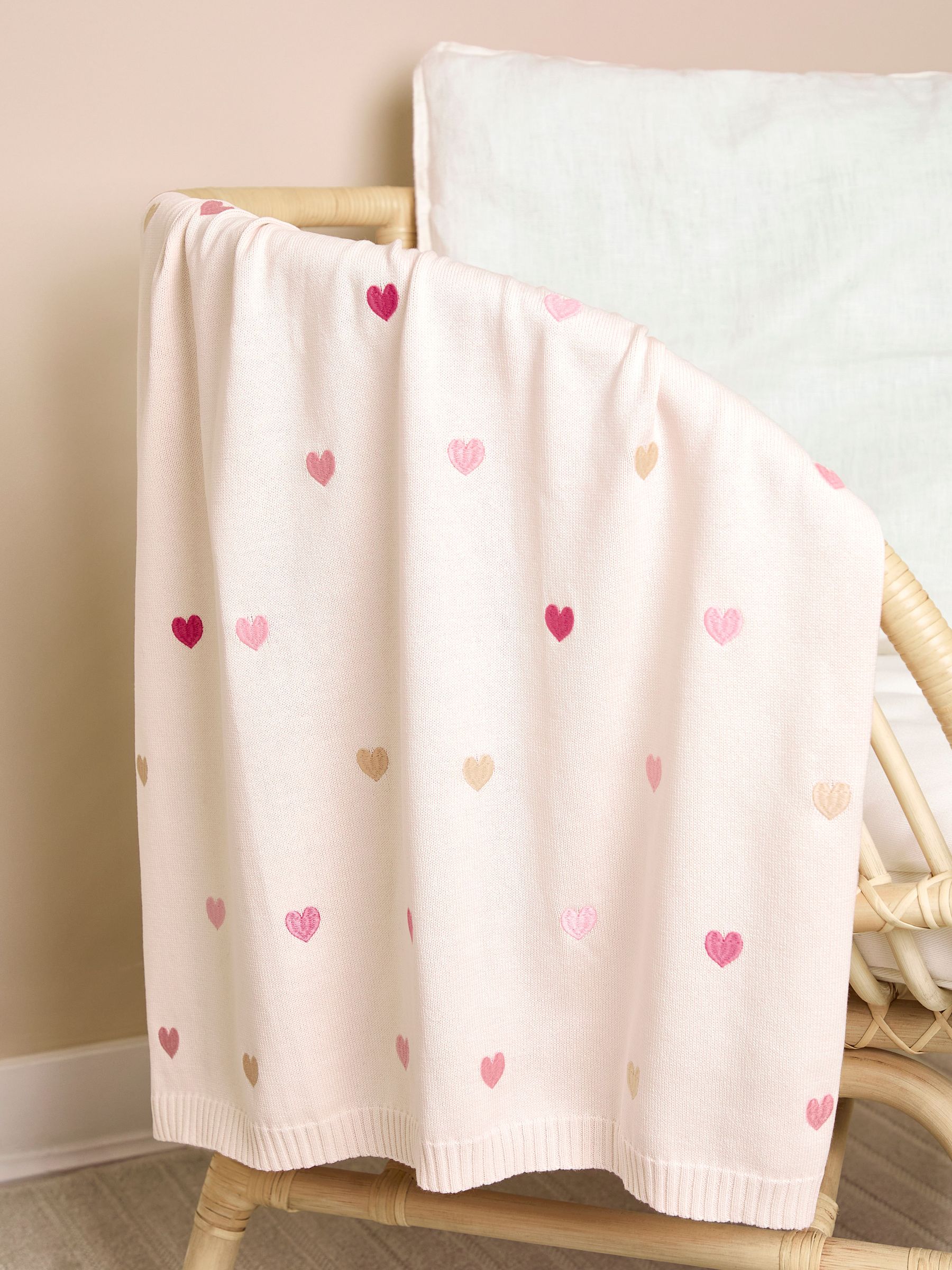 Heart Embroidered Shawl (F53776) | £28