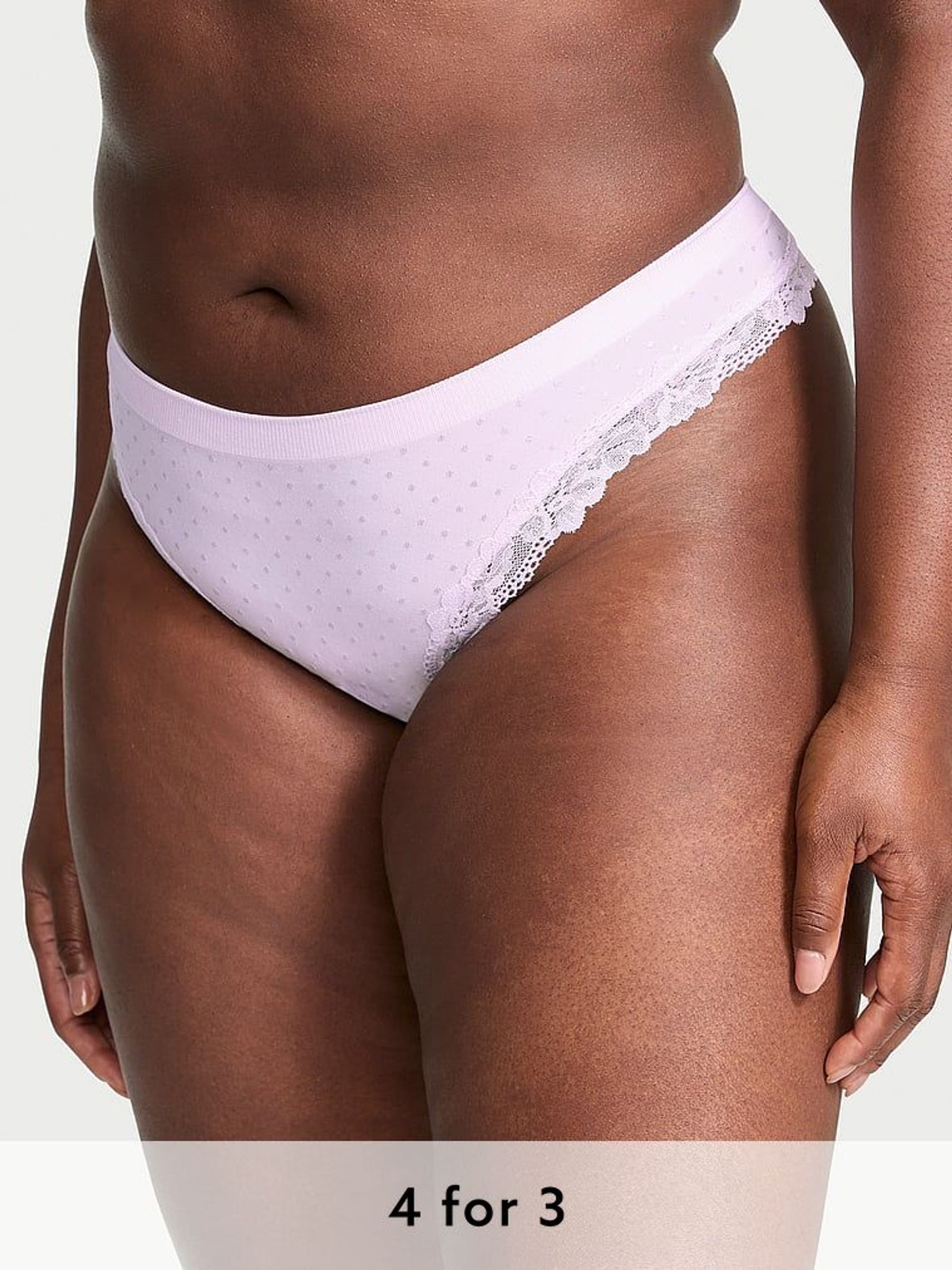 Delicate Violet Purple Thong Knickers (F53810) | £9