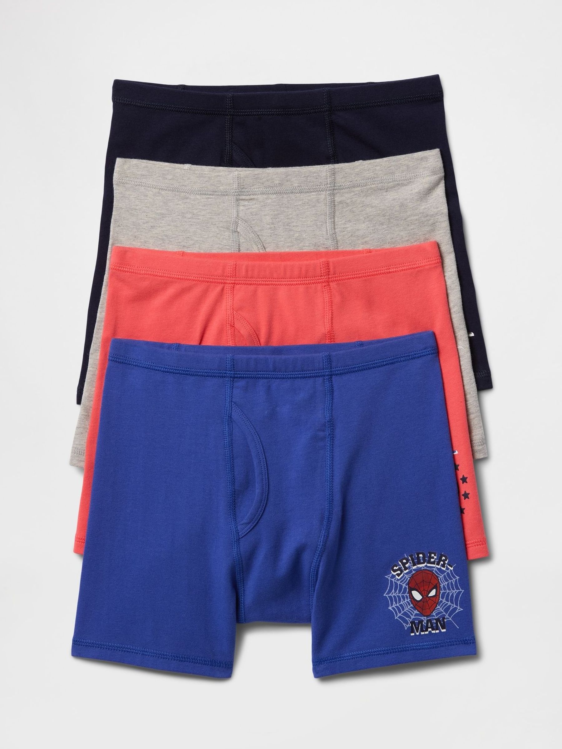 Red Marvel Spider-Man Boxer Briefs 4-Pack (F54678) | £20