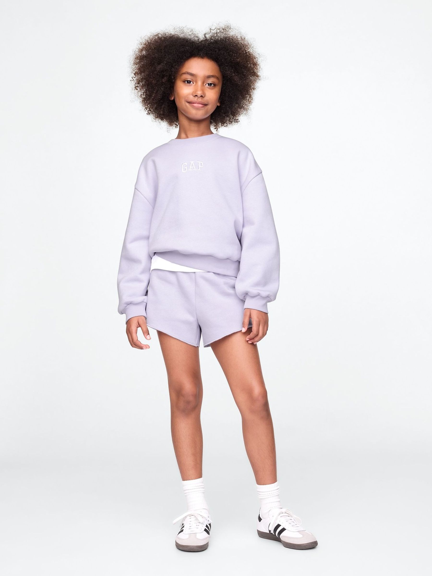 Purple Vintage Soft Jogger Shorts (4-13yrs) (F54705) | £14