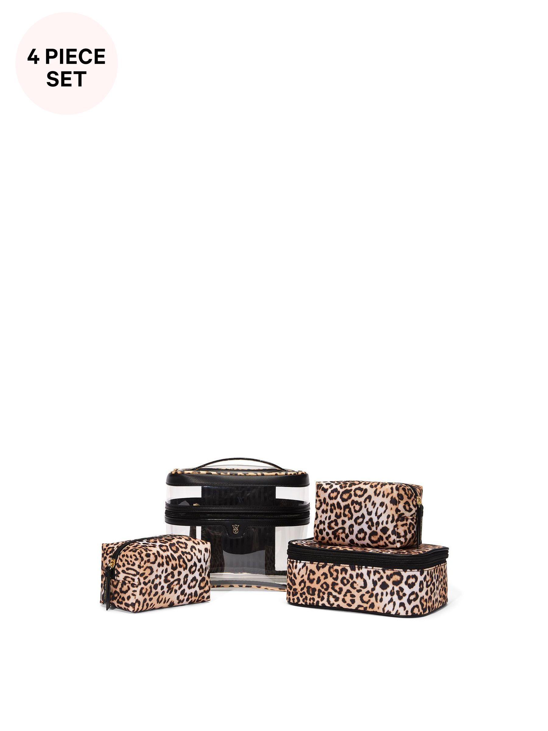 Leopard Brown 4 in 1 Makeup Bag (F55271) | £45