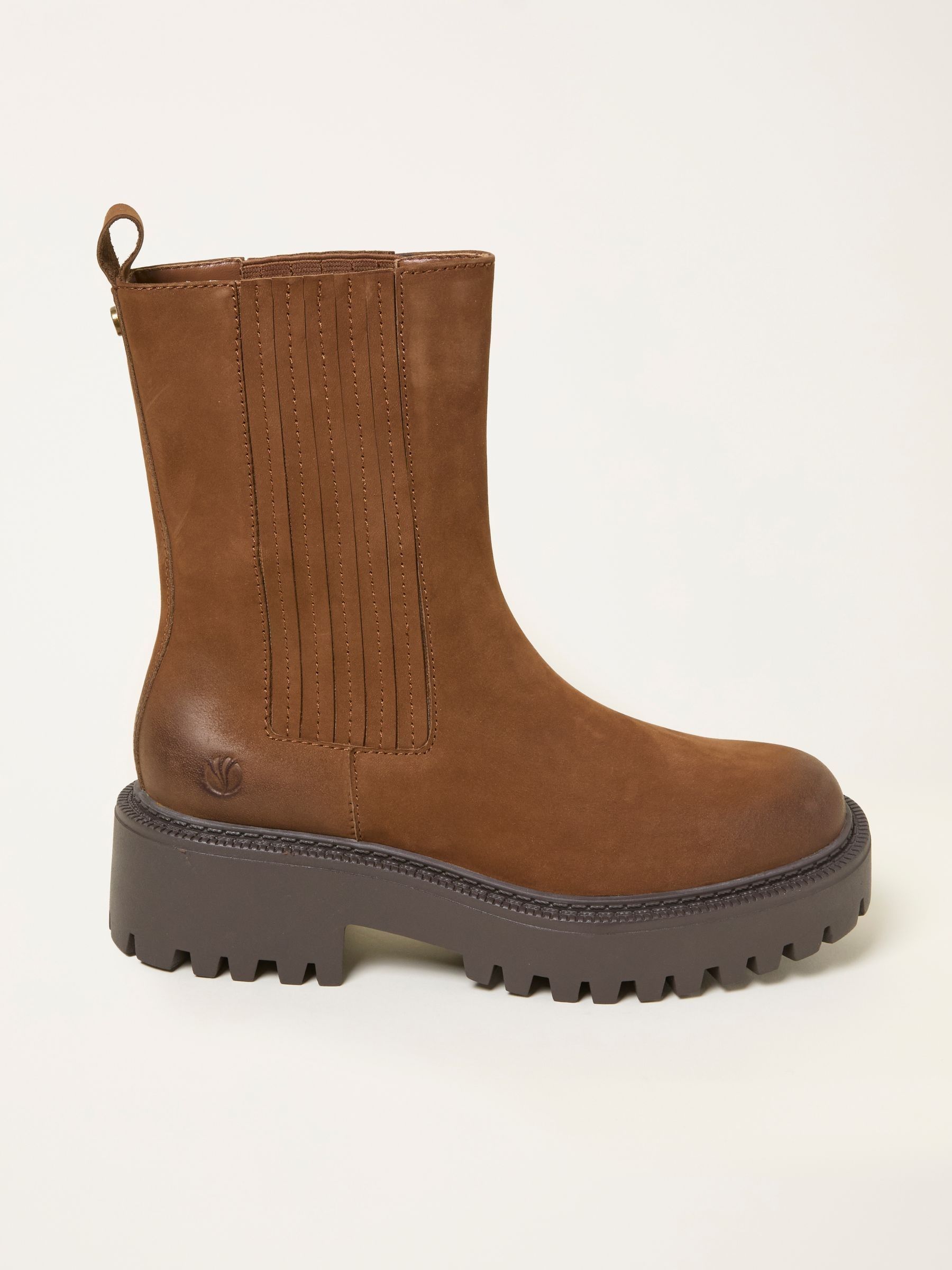 Tan Brown Chunky Tall Chelsea (F55959) | £79