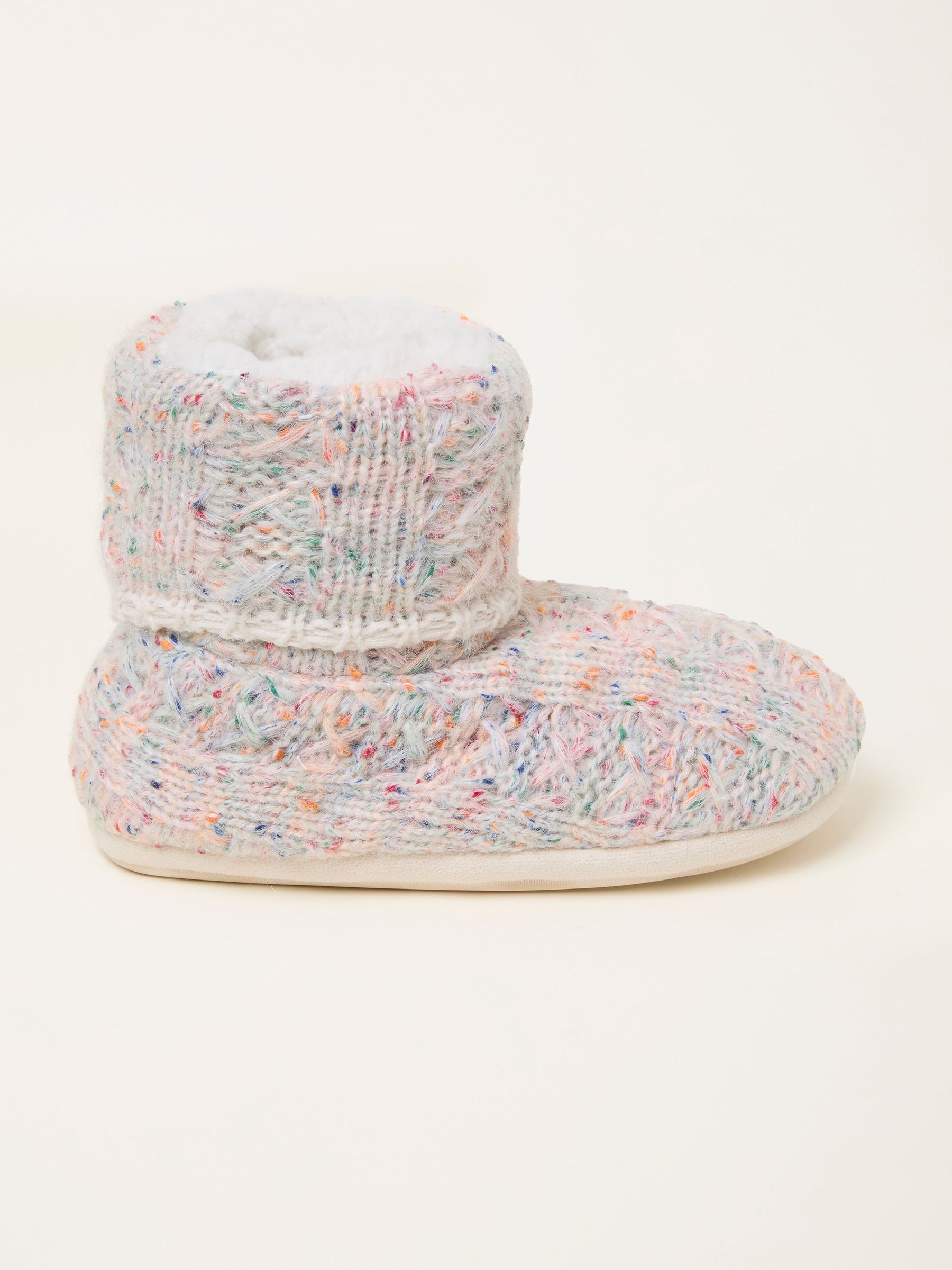 Multi Knit Turnover Boot (F56101) | £35