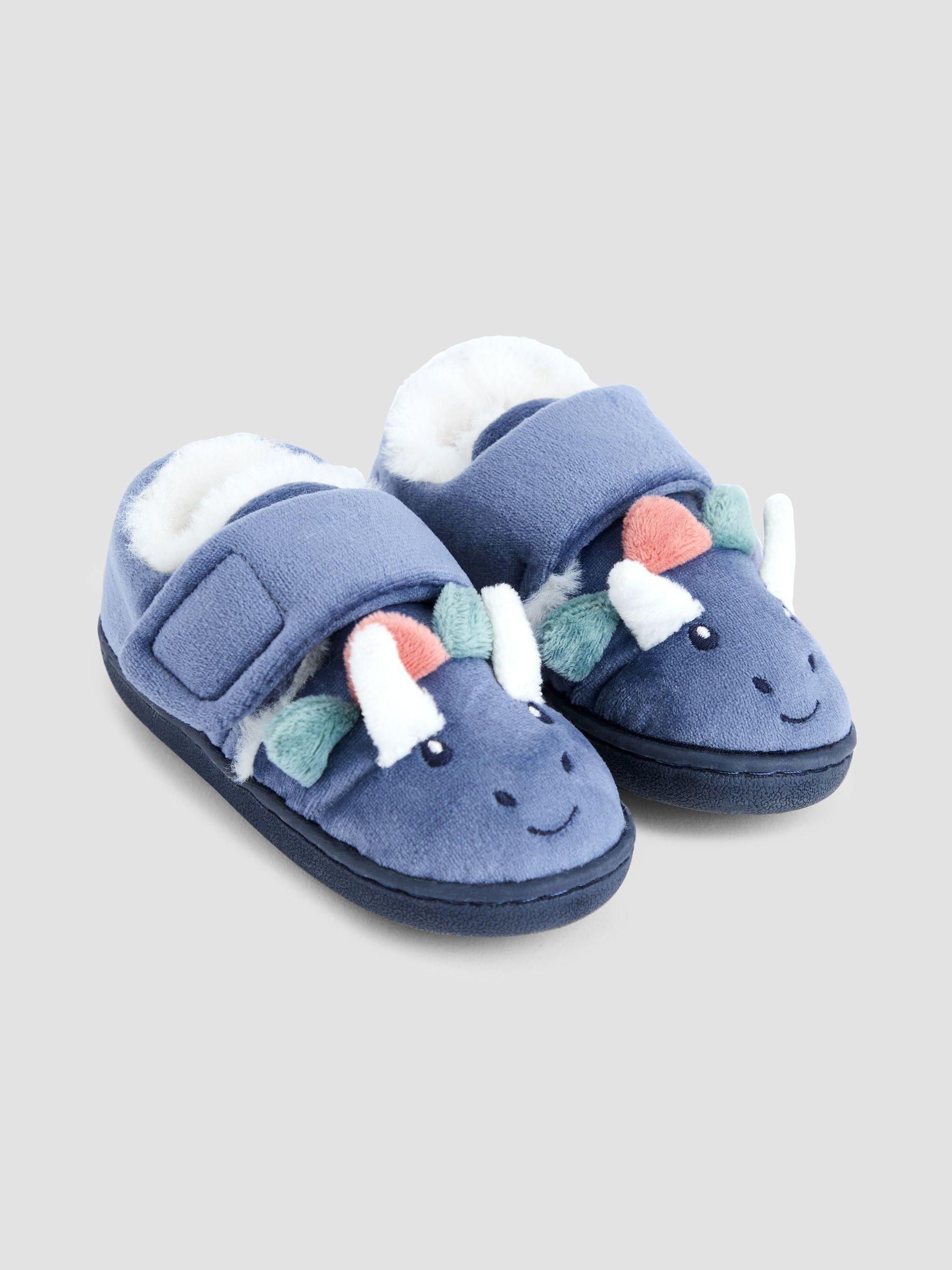 Blue Slipper Shoes (F56616) | £17.50