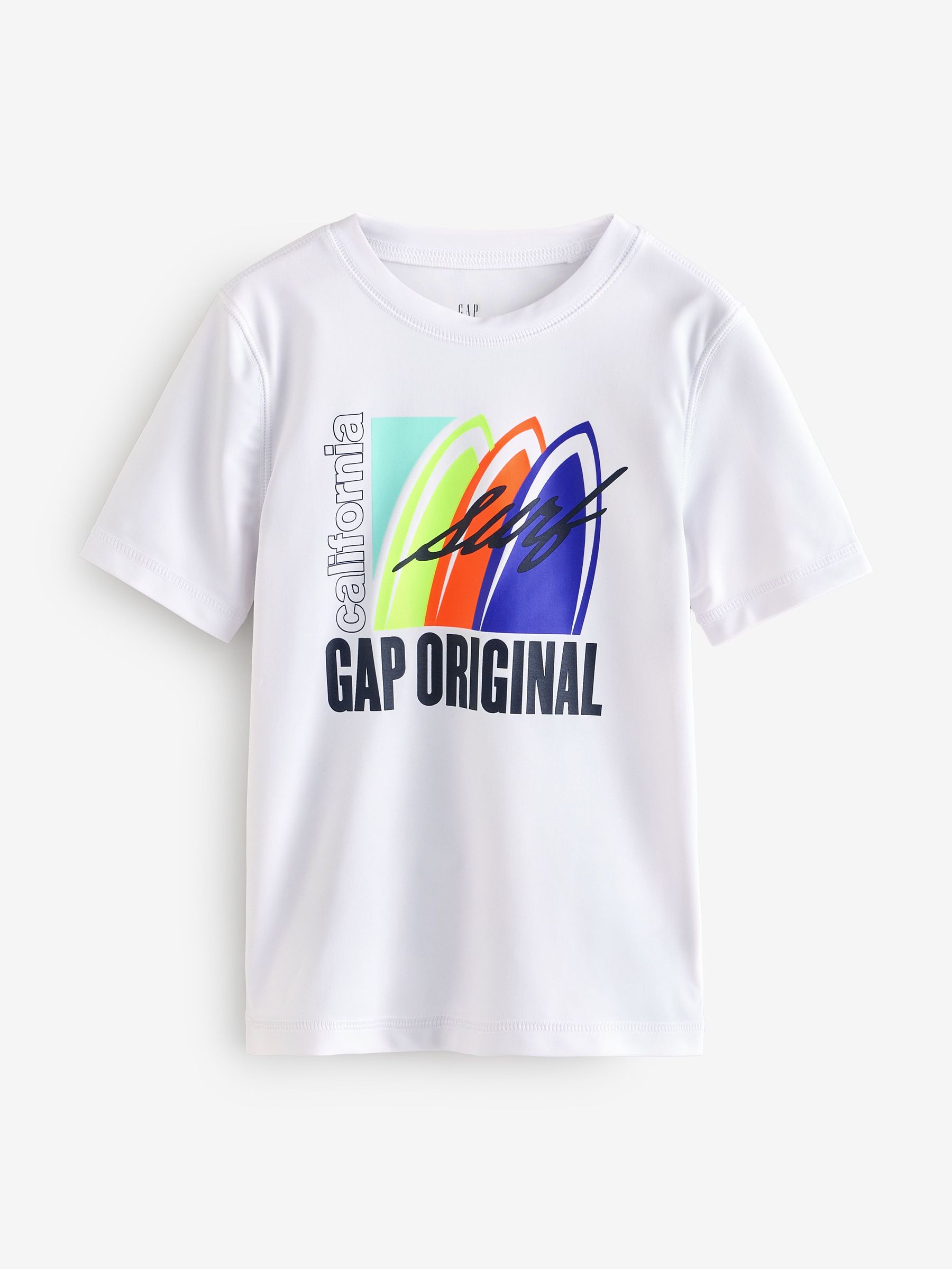White Swim Rash Guard (4-13yrs) (F57693) | £18