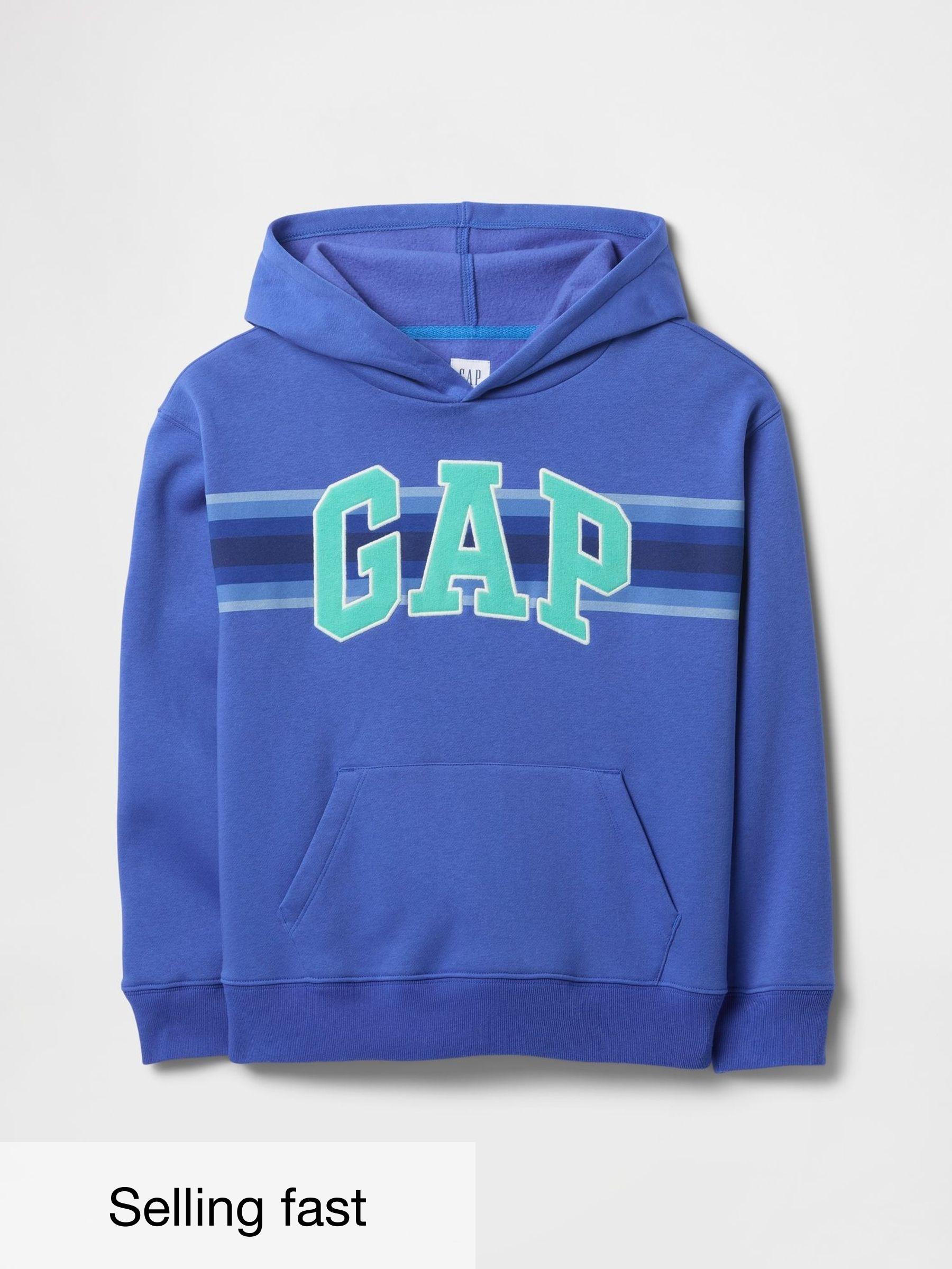 Blue Pullover Vintage Logo Hoodie (4-13yrs) (F57694) | £20